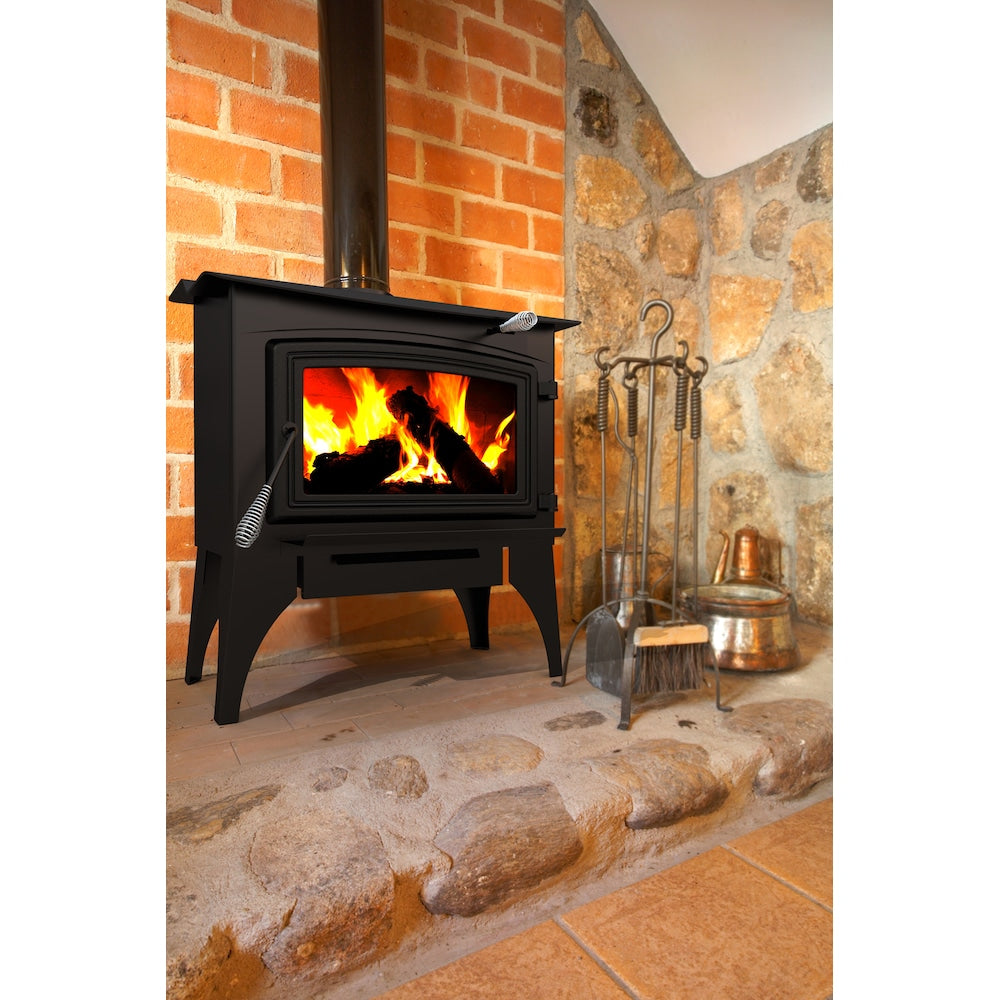 2,200 sq. ft. EPA Certified Wood Stove with Legs