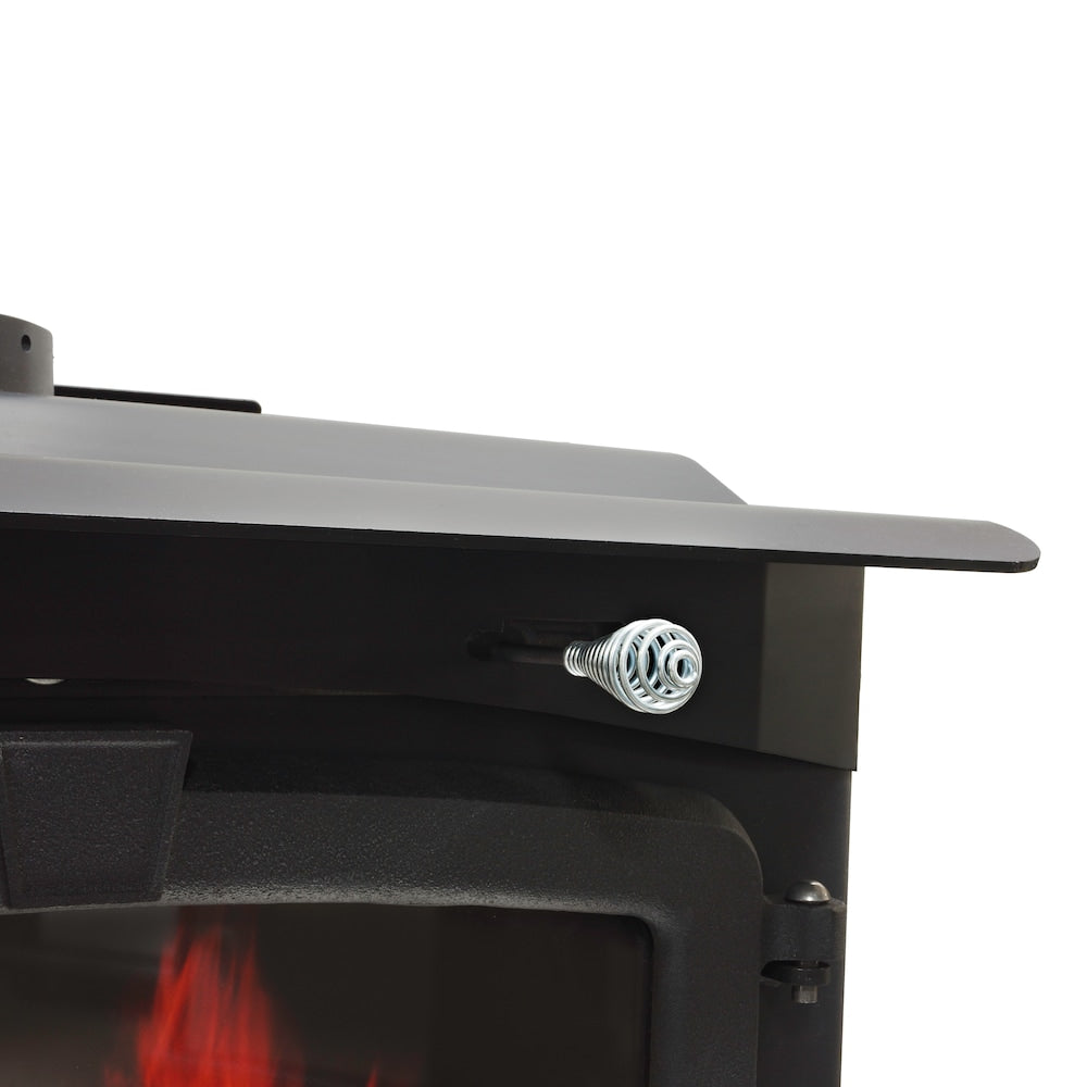2,500 sq. ft. EPA Certified Wood Stove with Stainless Steel Ash Lip and Blower