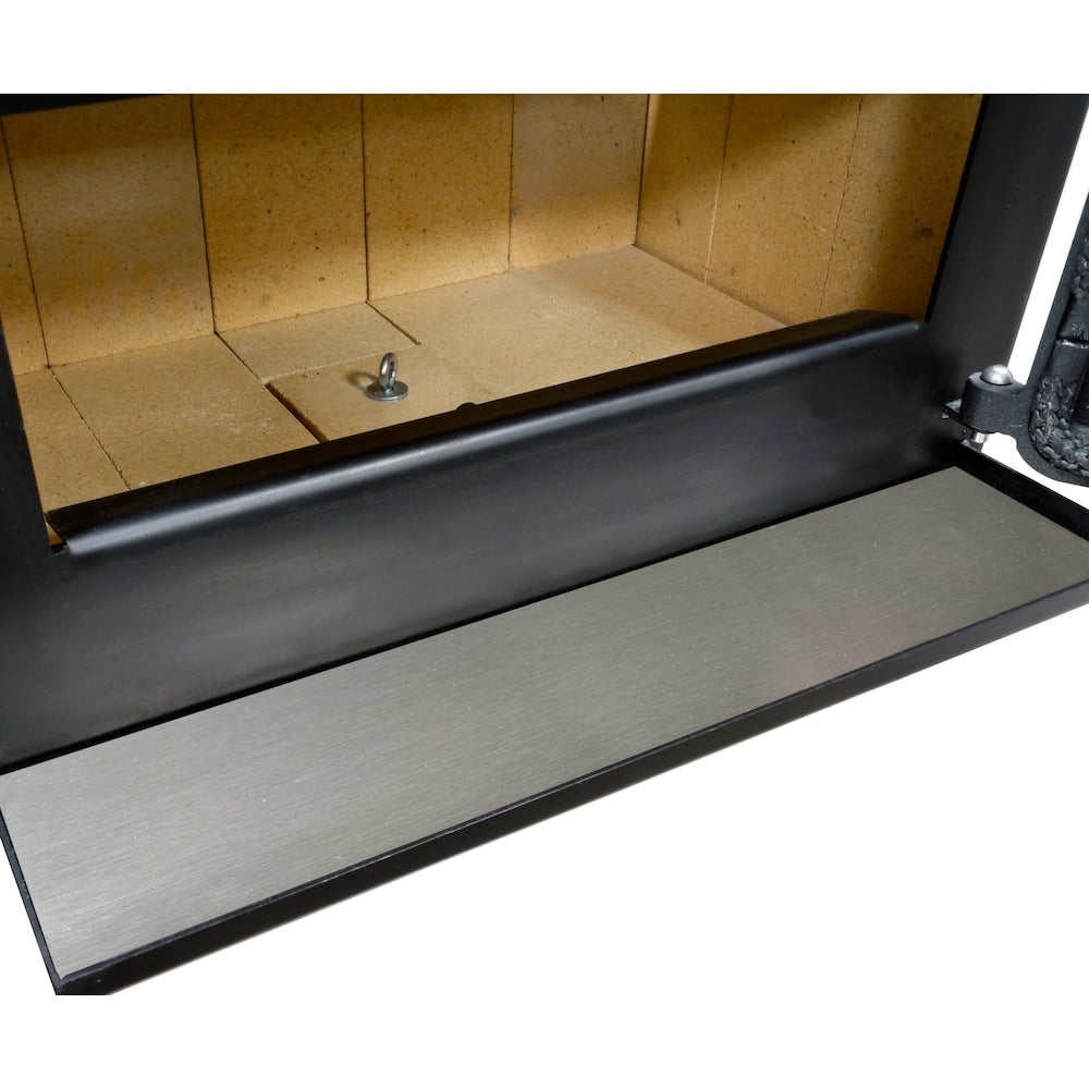 2,500 sq. ft. EPA Certified Pedestal Wood Stove with Stainless Steel Ash Lip