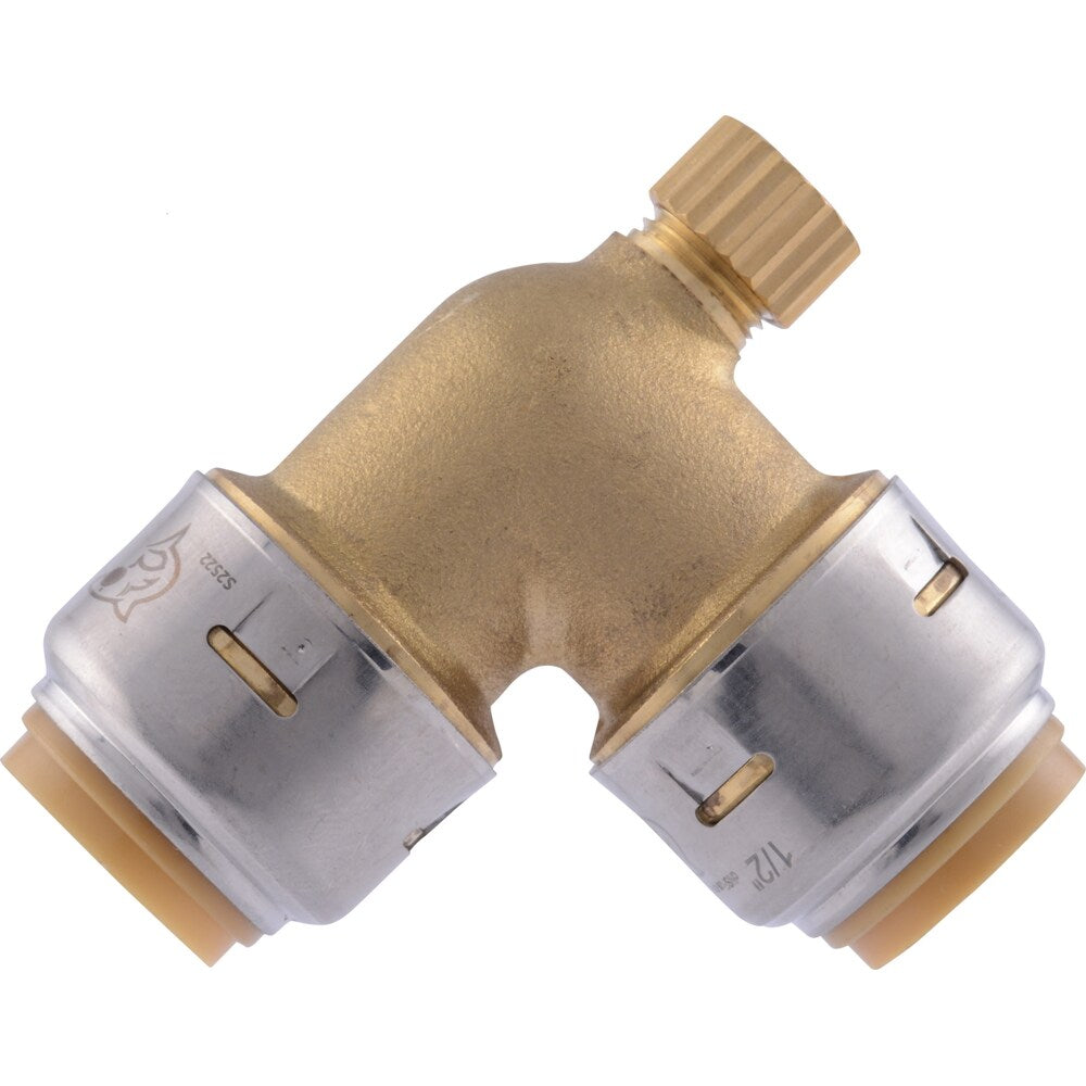 1/2 inch SharkBite Elbow with Drain