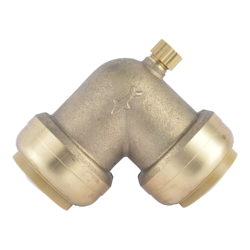 Coude SharkBite de 1 pouce avec drain