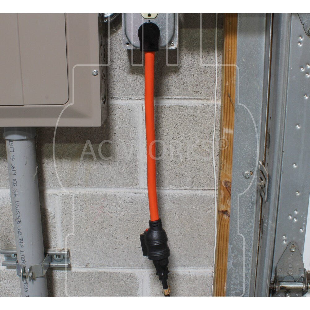 1FT Protective Extender NEMA 6-20P Plug to 6-15/20 Outlet with 20A Breaker