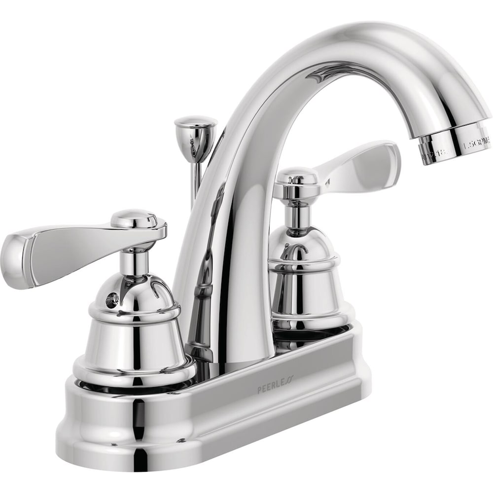 2 Handle Centreset Bathroom Sink Faucet Faucet in Chrome