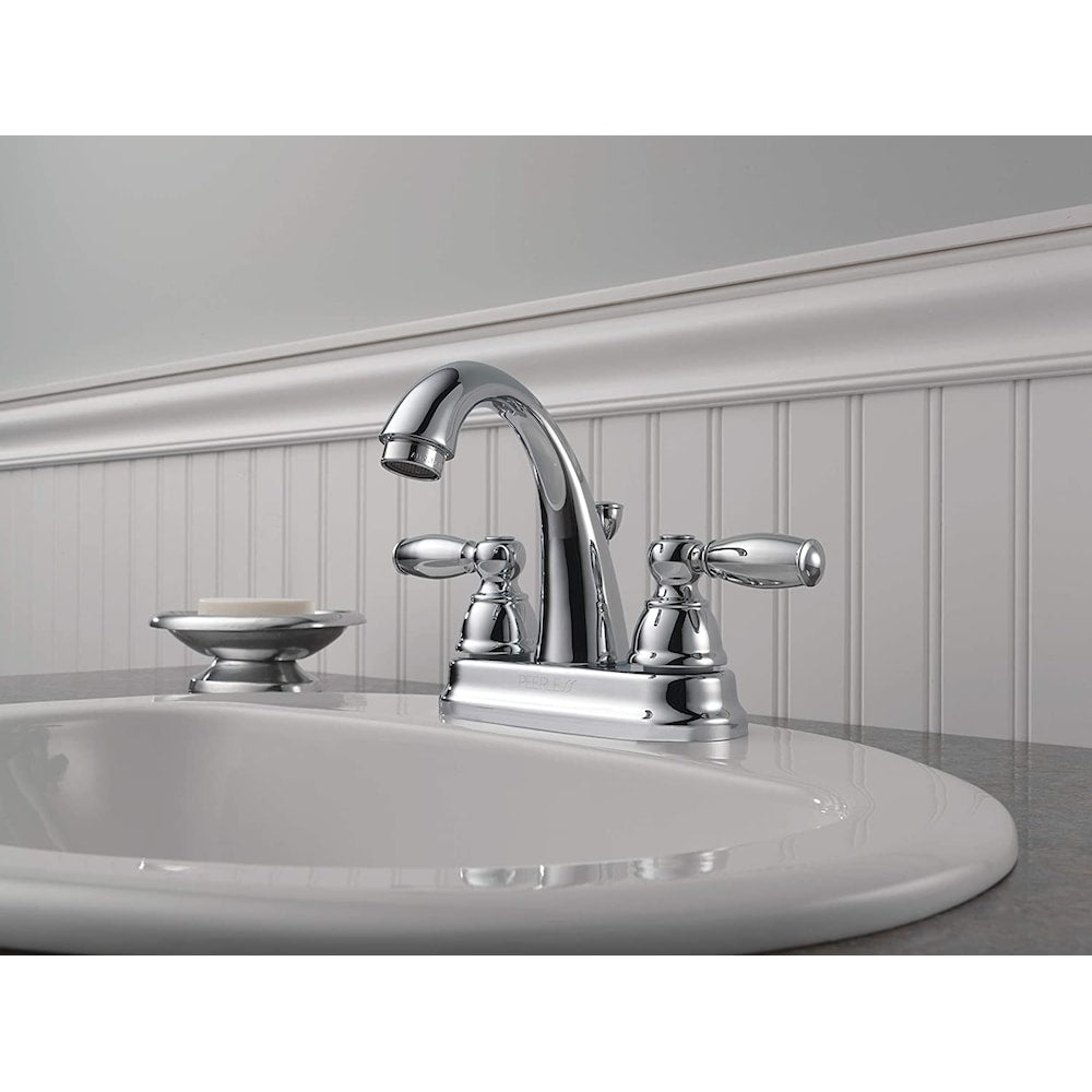 2 Handle Bathroom Sink Faucet in Chrome