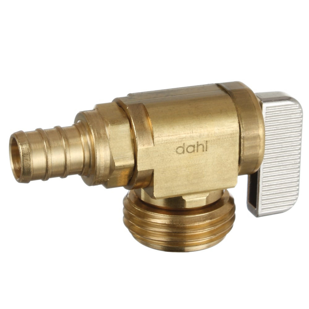 1/2 Crimpex X Hose, Supply Stop, Angle, Rough Brass, 24 Pack