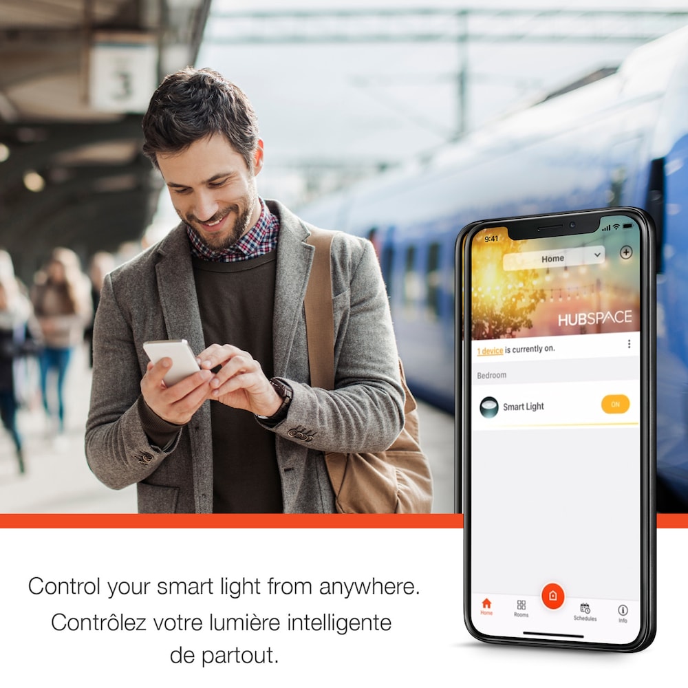 4-inch Smart Color Changing Tunable White Ultra Slim LED Recessed Lighting Kit Powered by Hubspace