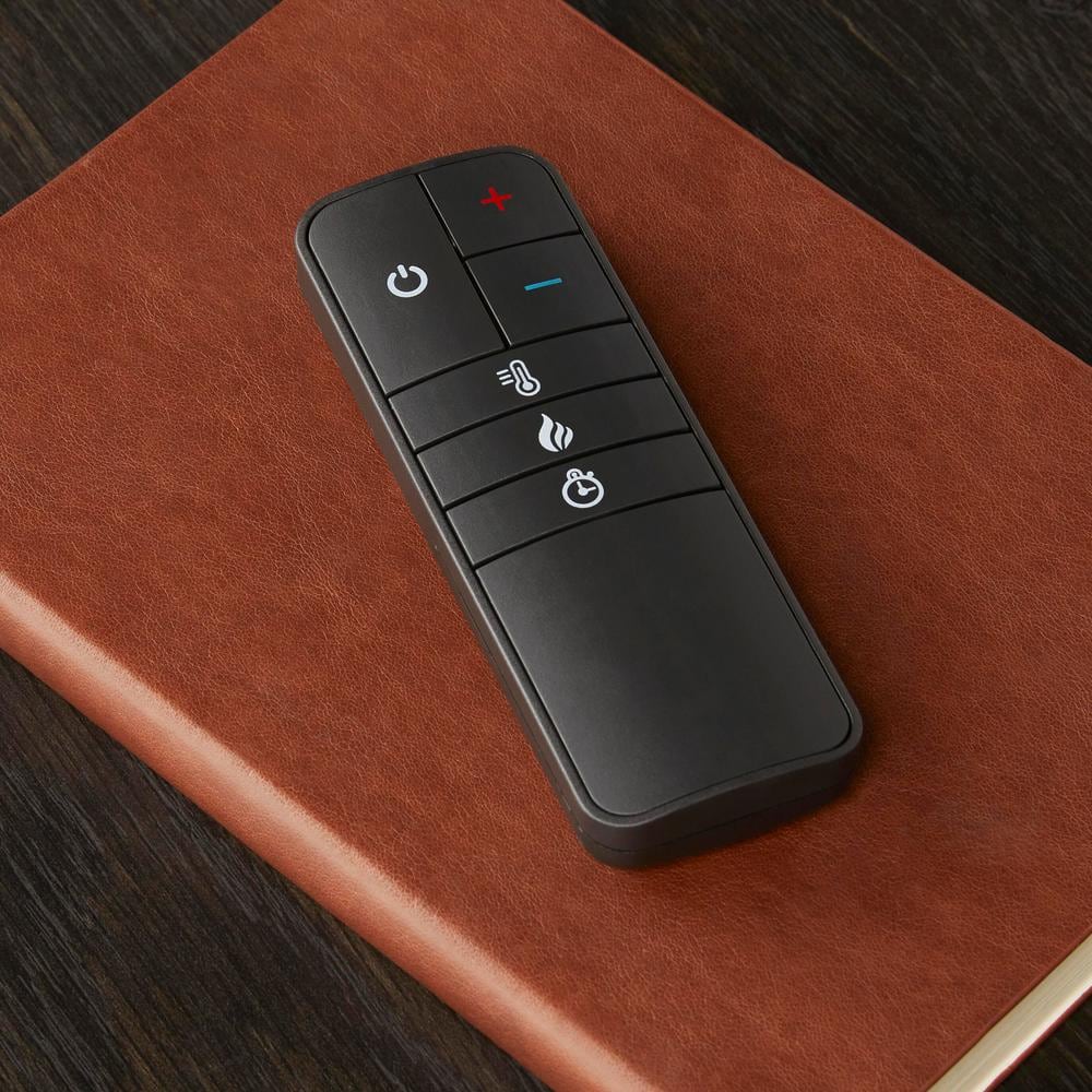 Console multimédia pour foyer électrique Madison de 68 pouces en chocolat noir