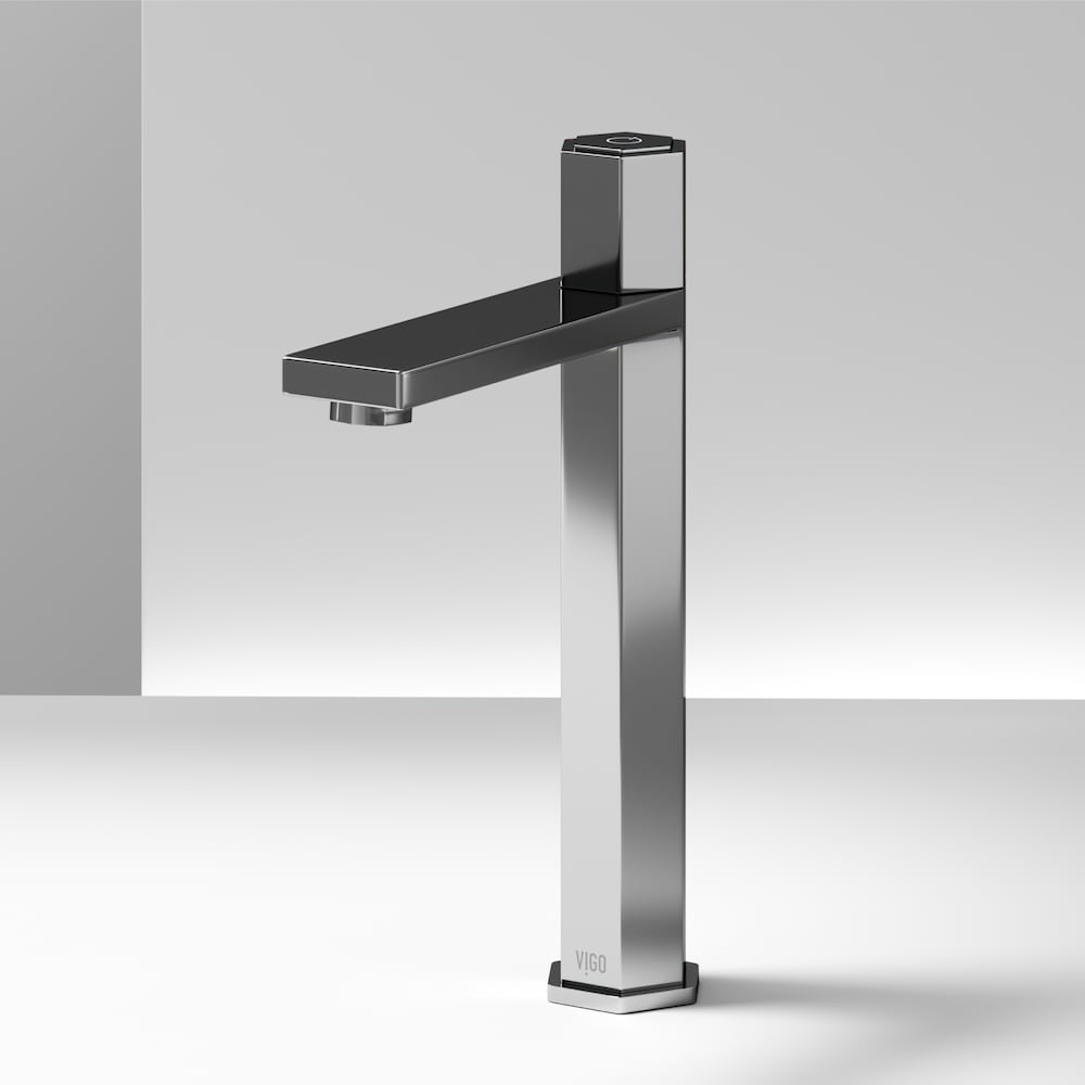 Robinet de salle de bain à poignée unique et trou unique Nova en chrome