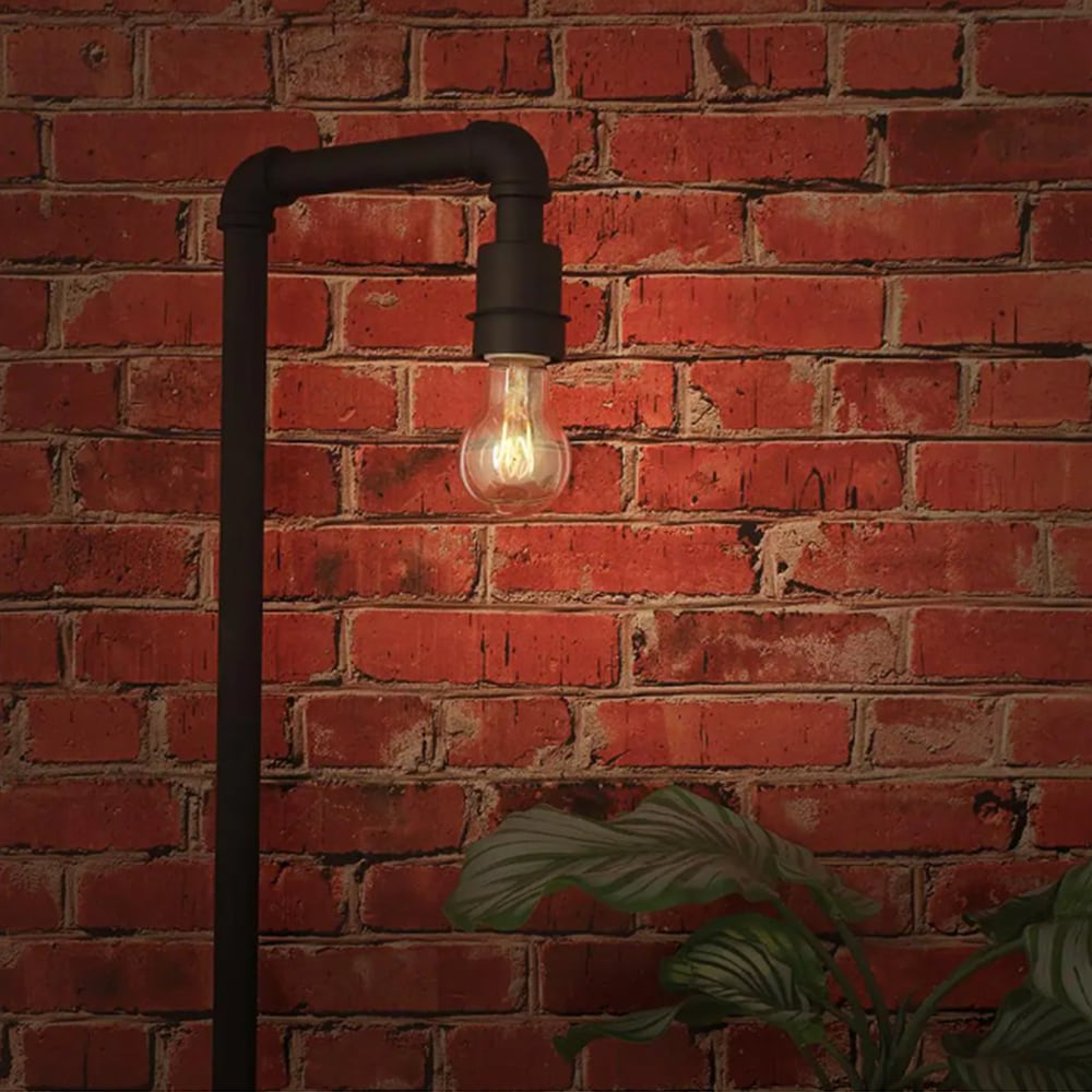 Ampoule LED à filament H Edison en verre ambré blanc chaud AT19 équivalente à 40 W