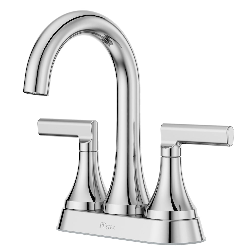 Vedra 2-Handle 4-inch Centerset Polished Chrome Bathroom Sink Faucet/Tap