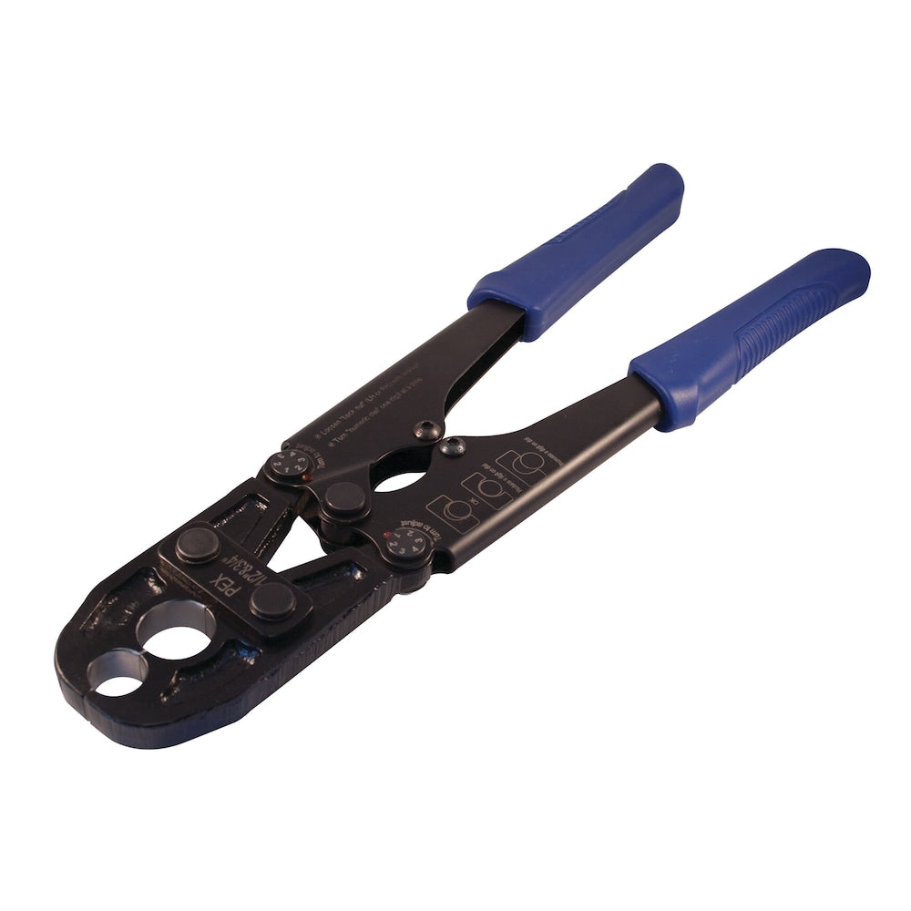 1/2-inch & 3/4-inch Pex Pipe Combo Crimp Tool for Copper Crimp Rings