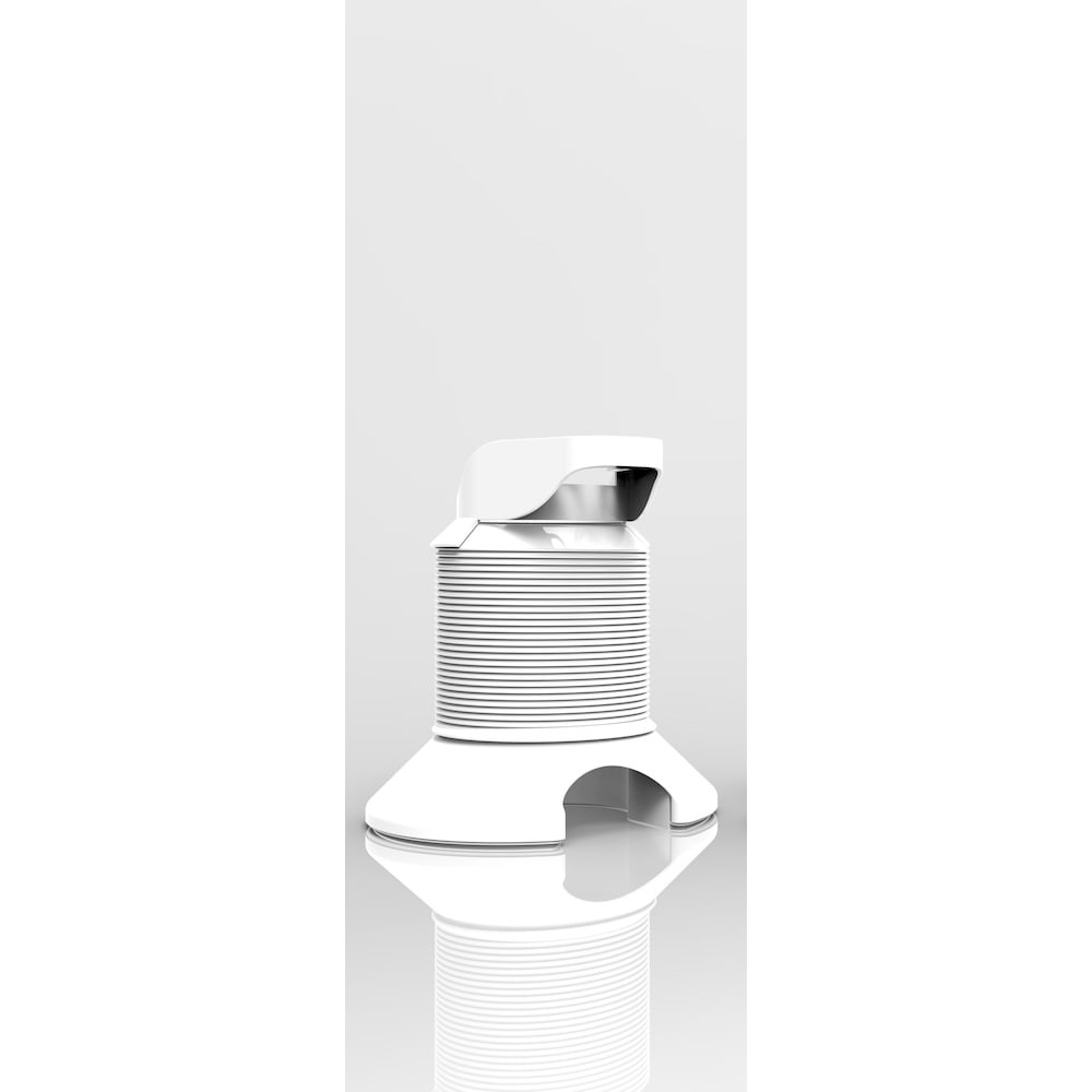 30 in to 84 in (762 mm to 2130 mm) Cable Management Spine, White