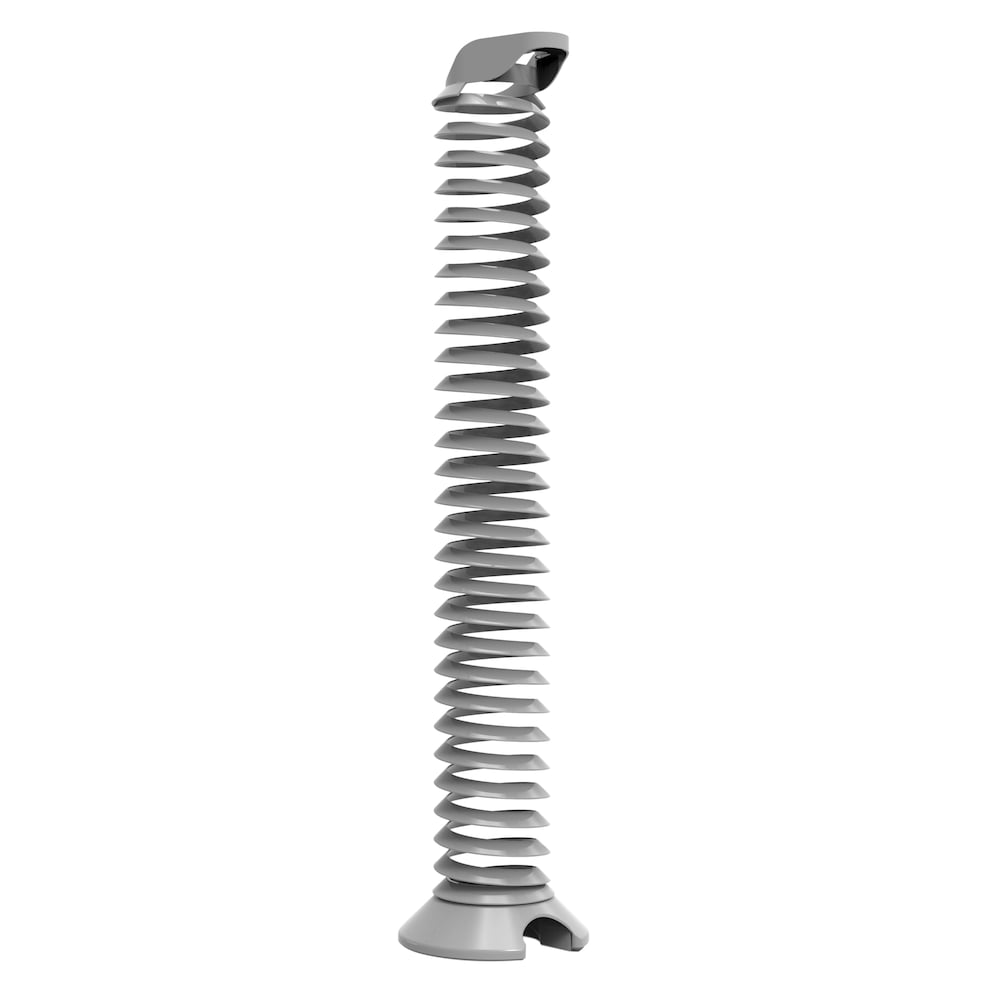 30 in to 84 in (762 mm to 2130 mm) Cable Management Spine, Silver