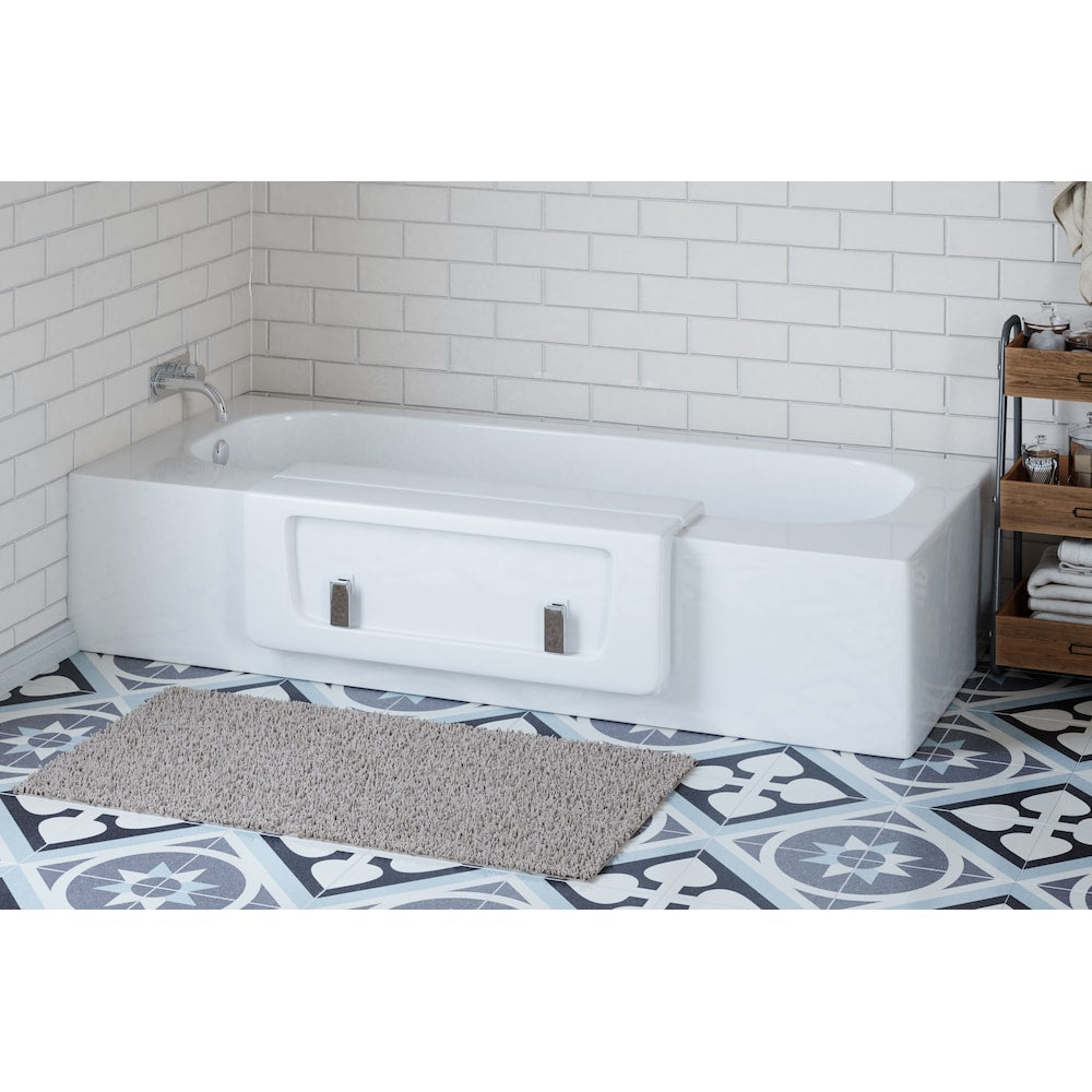 Narrow Full Convertible Bathtub Conversion Kit in White