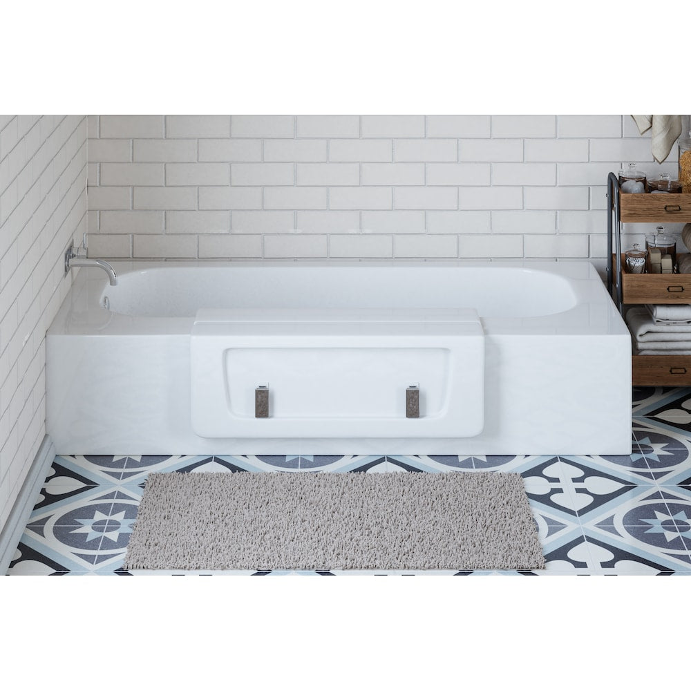 Narrow Full Convertible Bathtub Conversion Kit in White