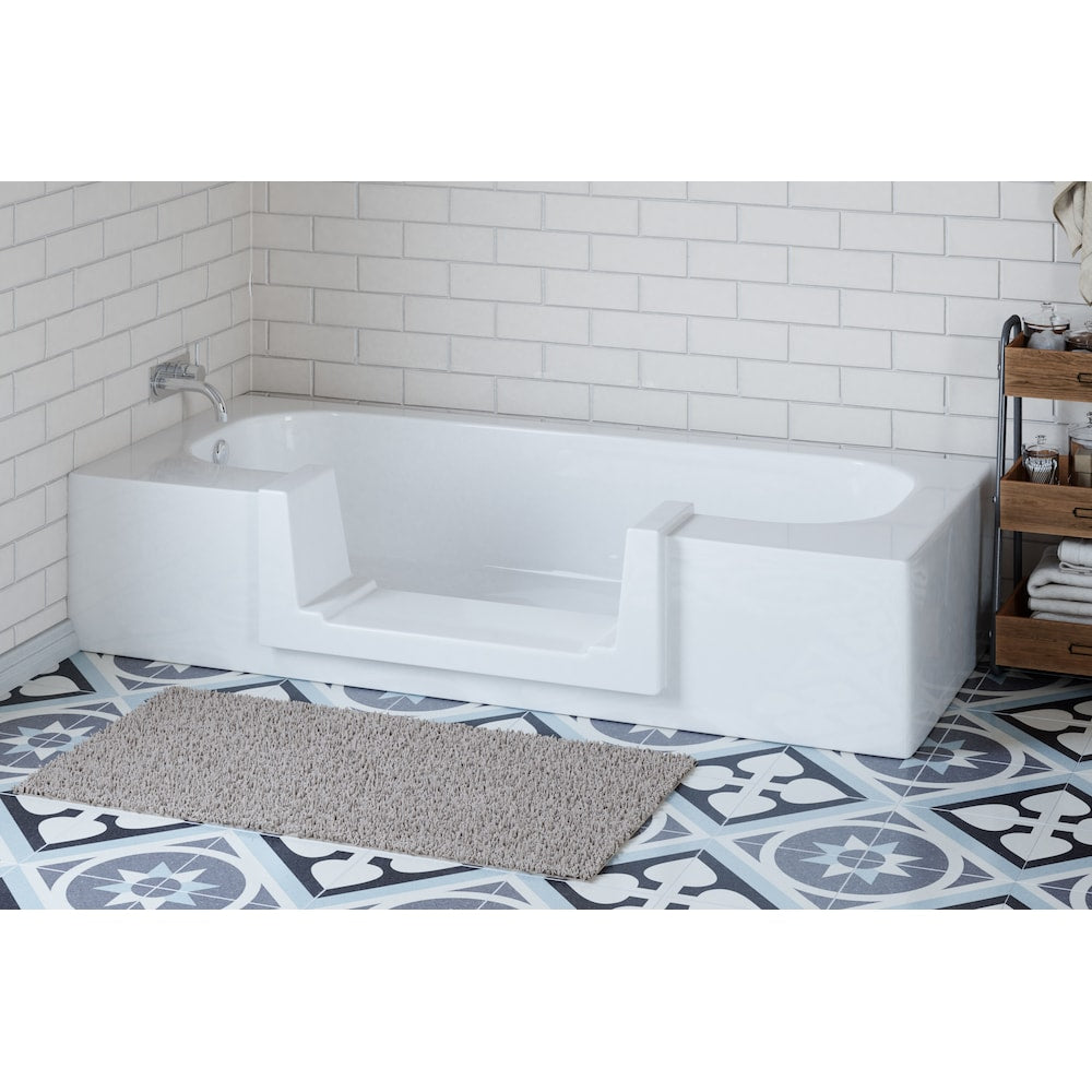 Narrow Full Convertible Bathtub Conversion Kit in White