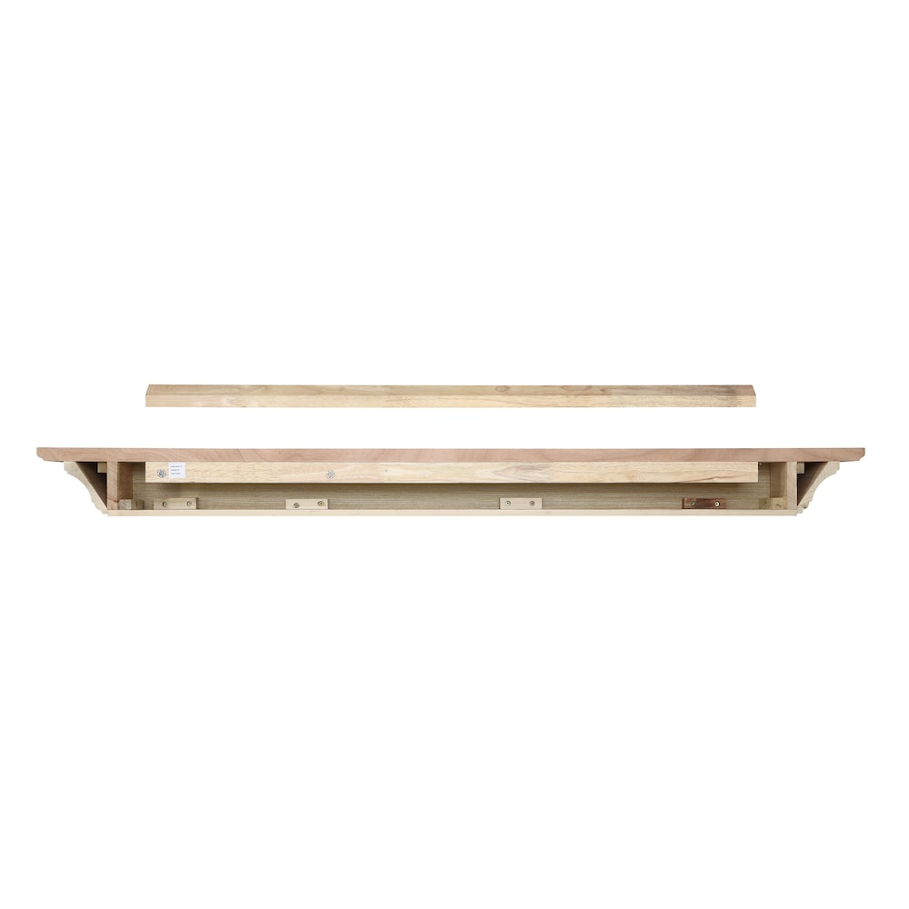 Étagère ou étagère de cheminée Homestead 72" non finie
