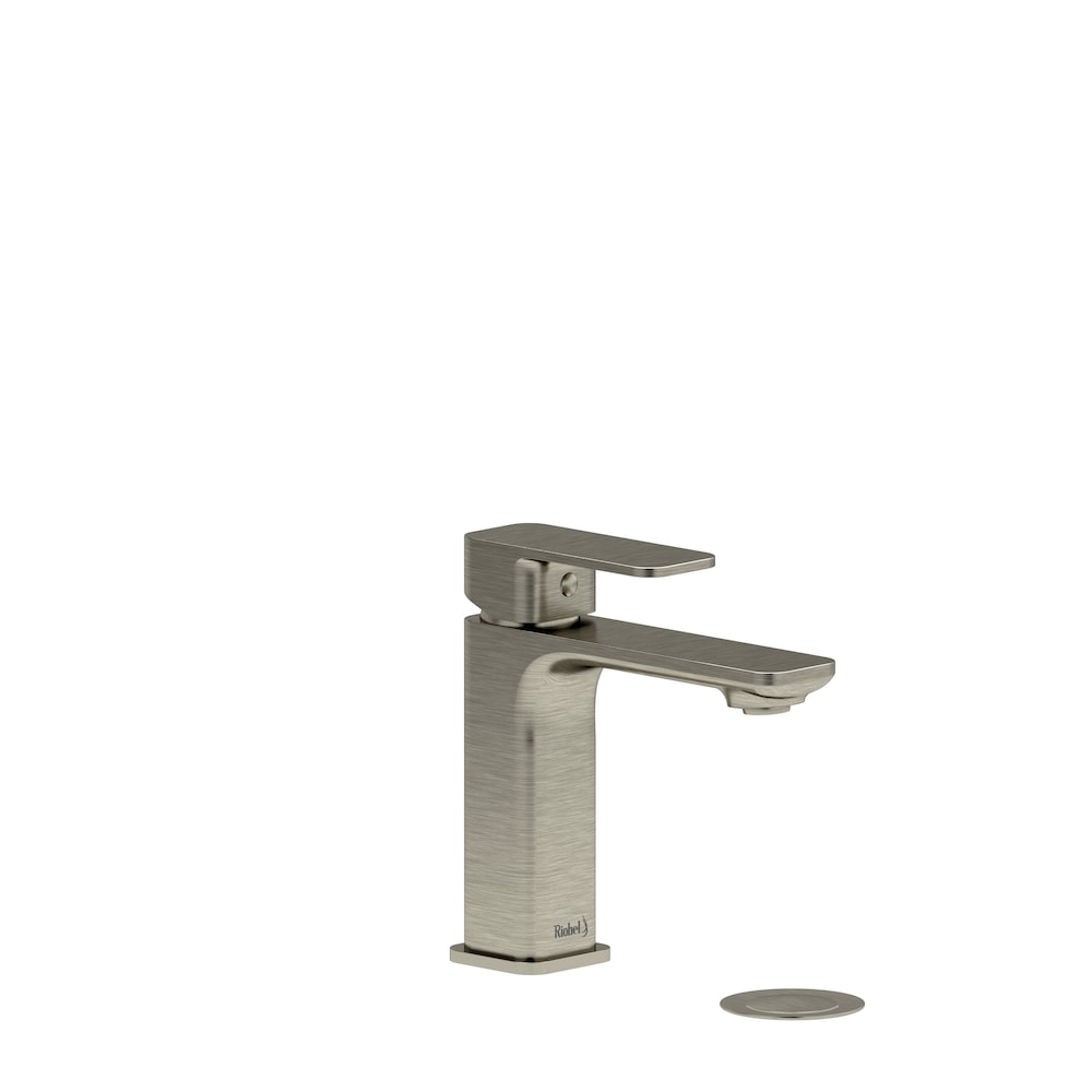 Equinox Single Hole Lavetory Faucet with Drain in Brushed Nickel