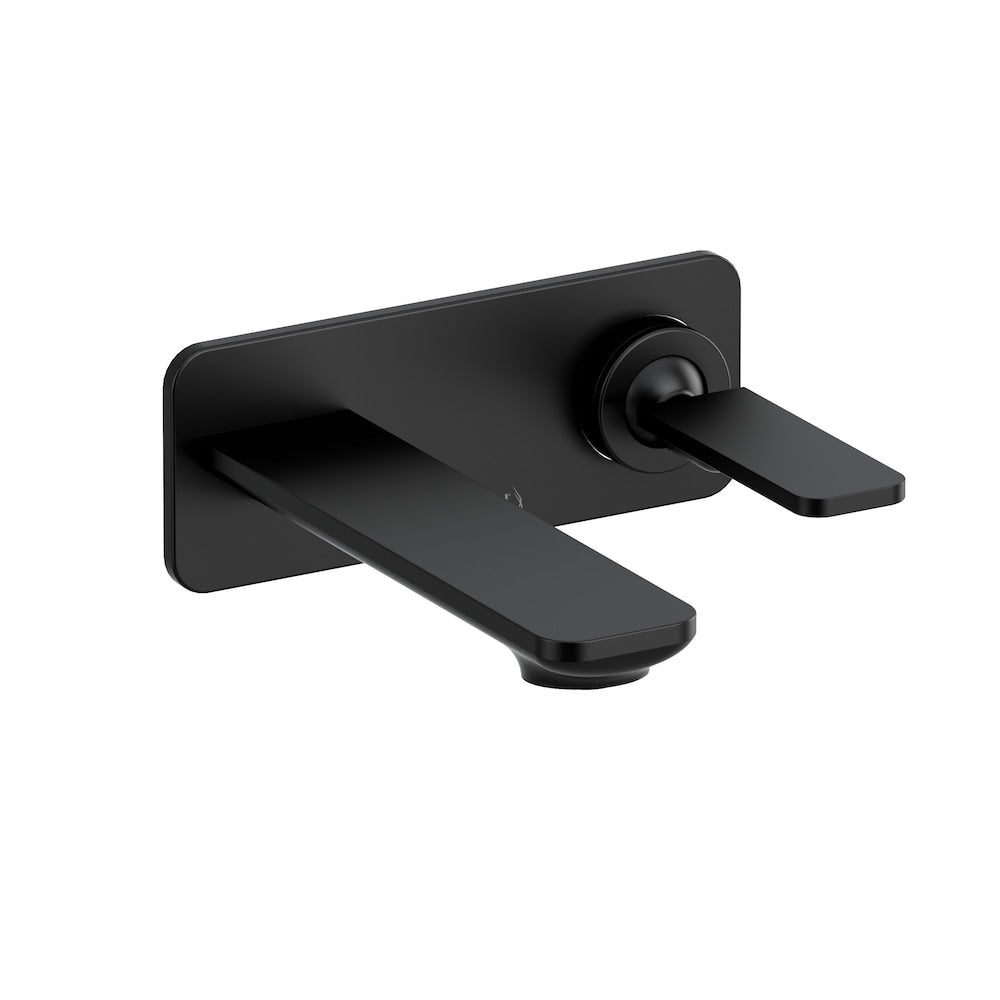 Equinox Wall-Mount Lavatory Faucet in Black