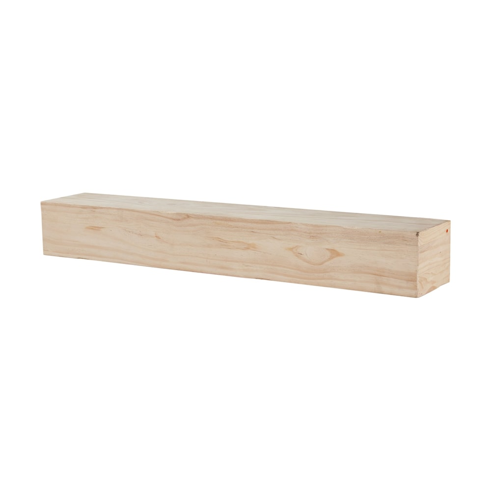 L'étagère ou étagère de cheminée Lexington 72" rustique vieillie non finie