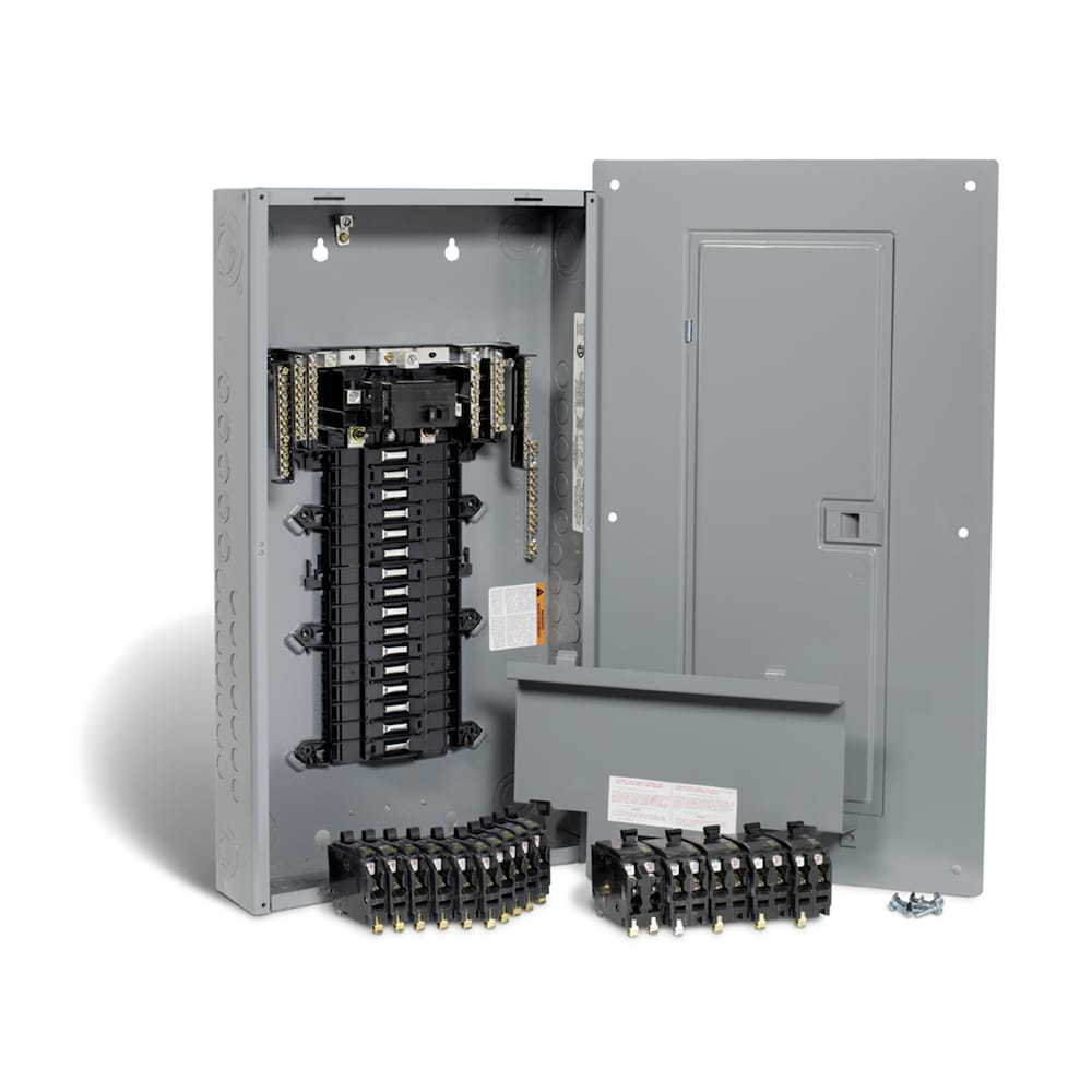 100 Amp, 32 Spaces 54 Circuits Maximum Qwikpak Panel Package with Breakers | QP32100 Replacement
