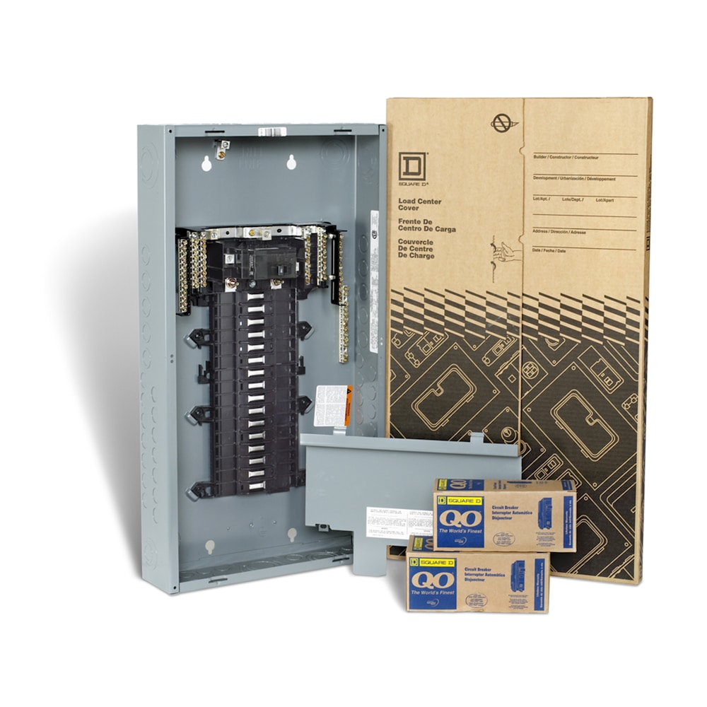 100 Amp, 32 Spaces 54 Circuits Maximum Qwikpak Panel Package with Breakers | QP32100 Replacement