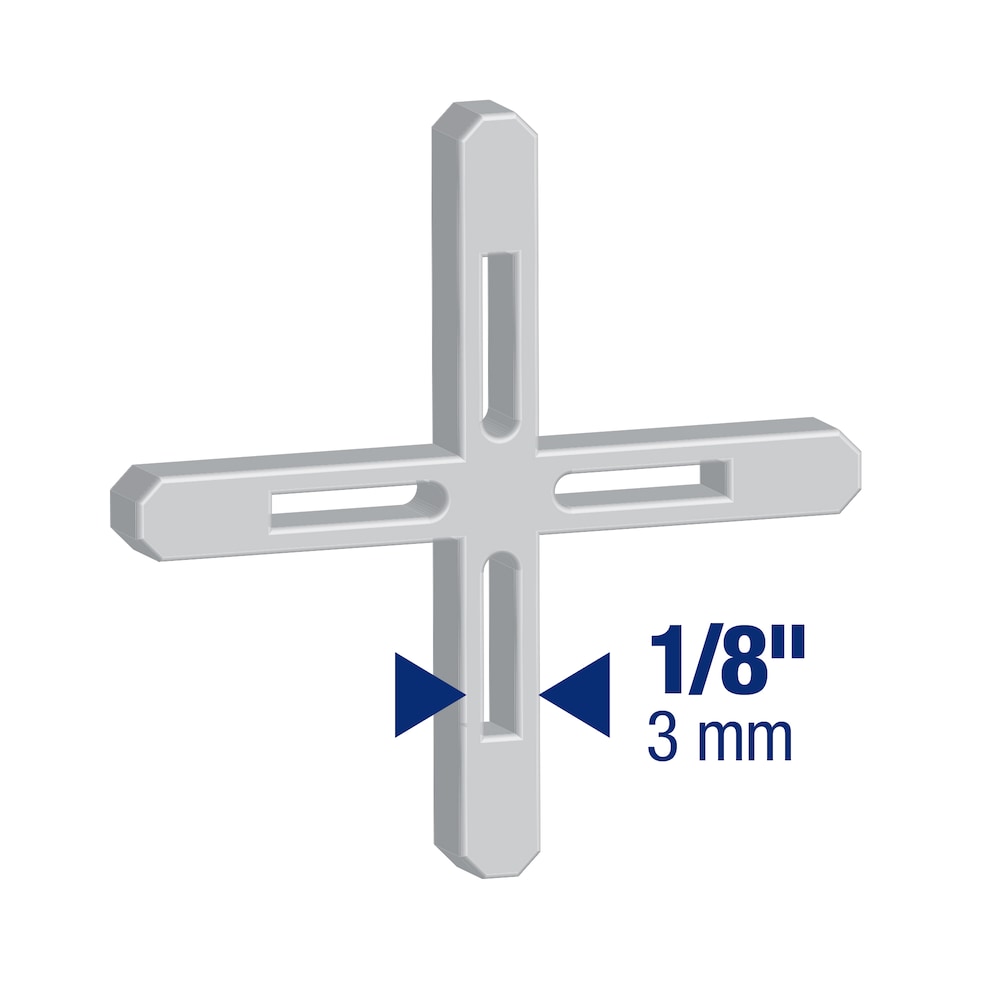 1/8 in. Leave-in Hard Style Tile Spacers (Jar of 1,000 pieces))