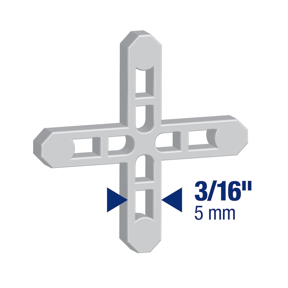 3/16 in. Leave-in Hard Style Tile Spacers (Jar of 500)