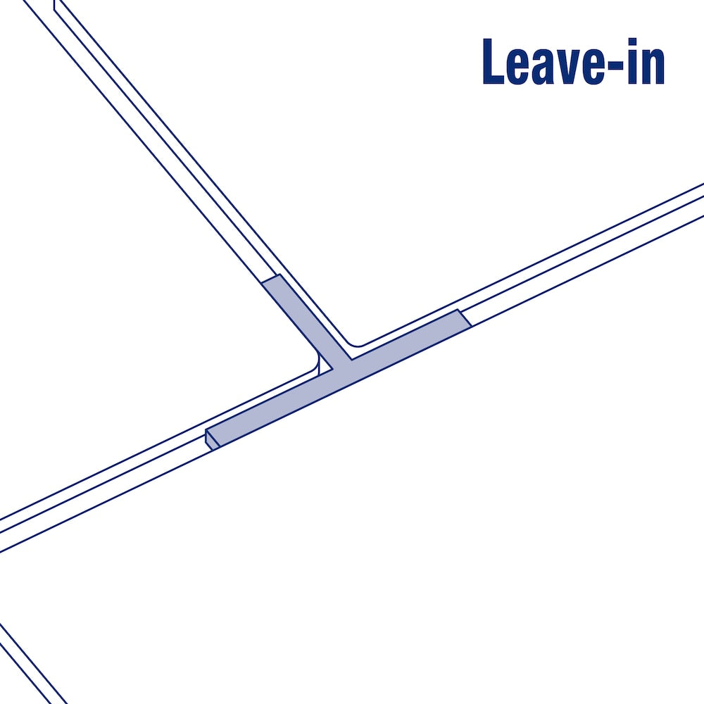 Entretoises pour carrelage en T de 1/8 po, paquet de 300