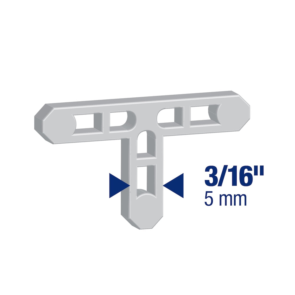 3/16 in. T Tile Spacers 200 Pack