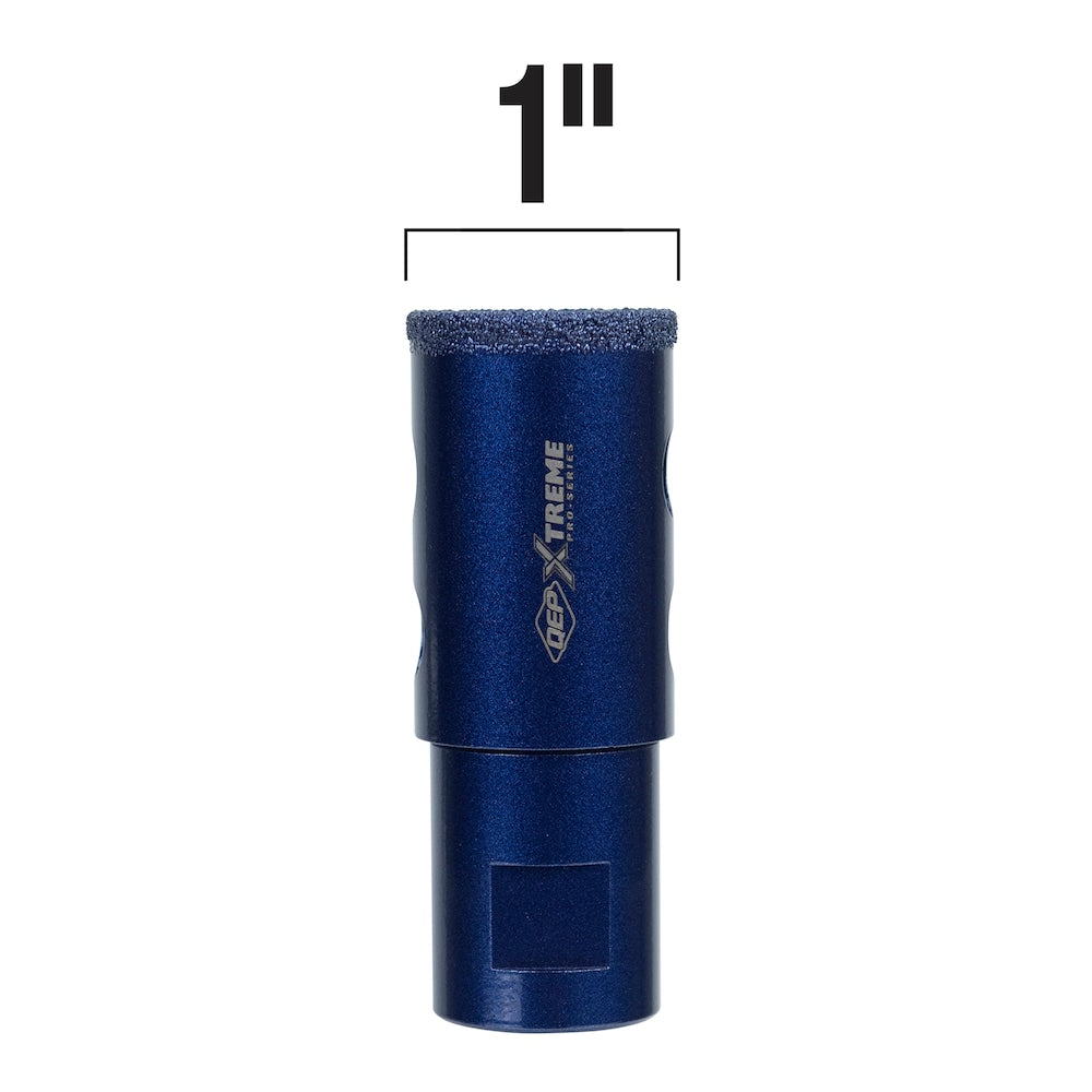 WETDRY Scie-cloche diamantée de 1 po pour meuleuses