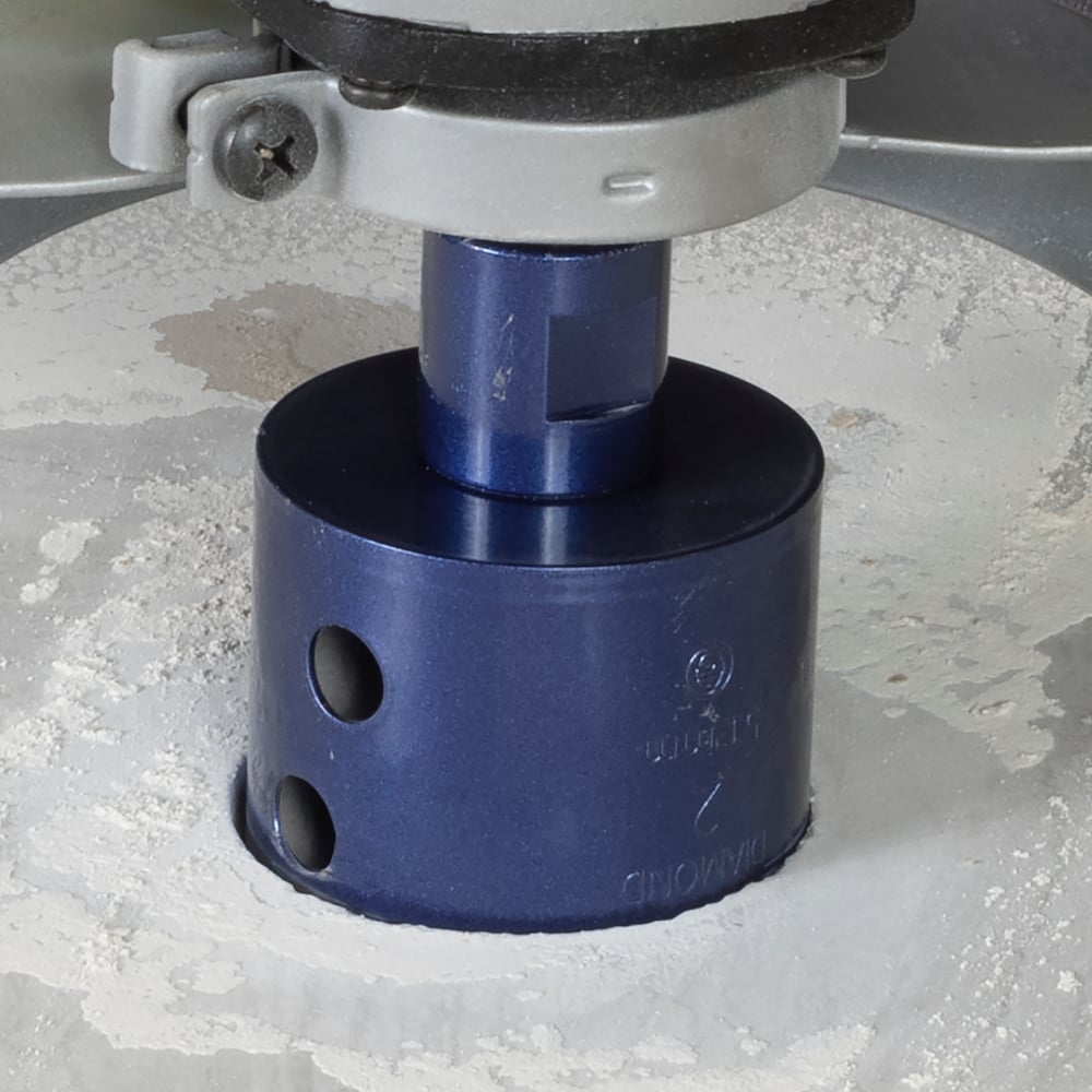 WETDRY Scie-cloche diamantée de 2 po pour meuleuses