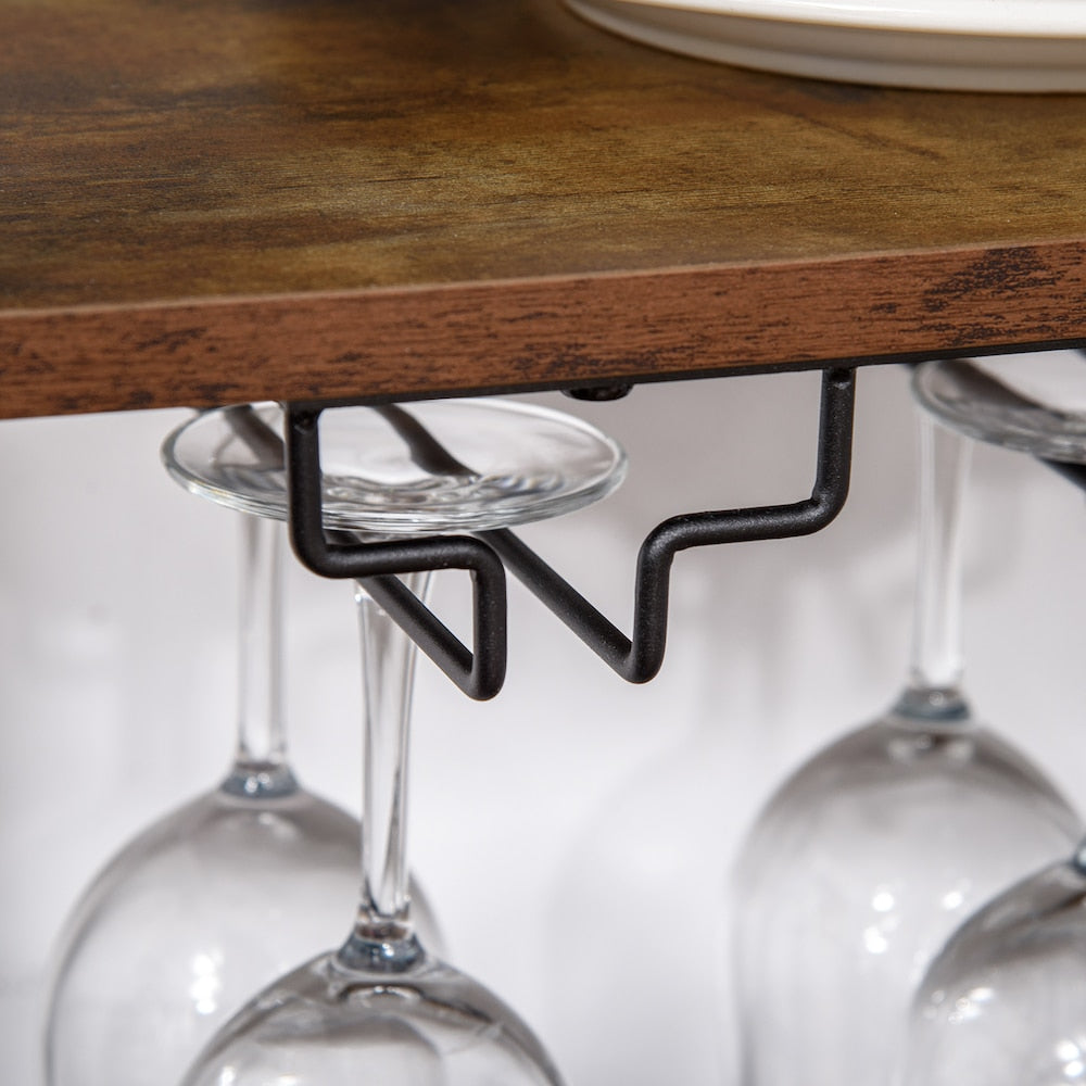 Freestanding Wine Rack, 20-bottle Wine Bar Cabinet, Barker's Rack