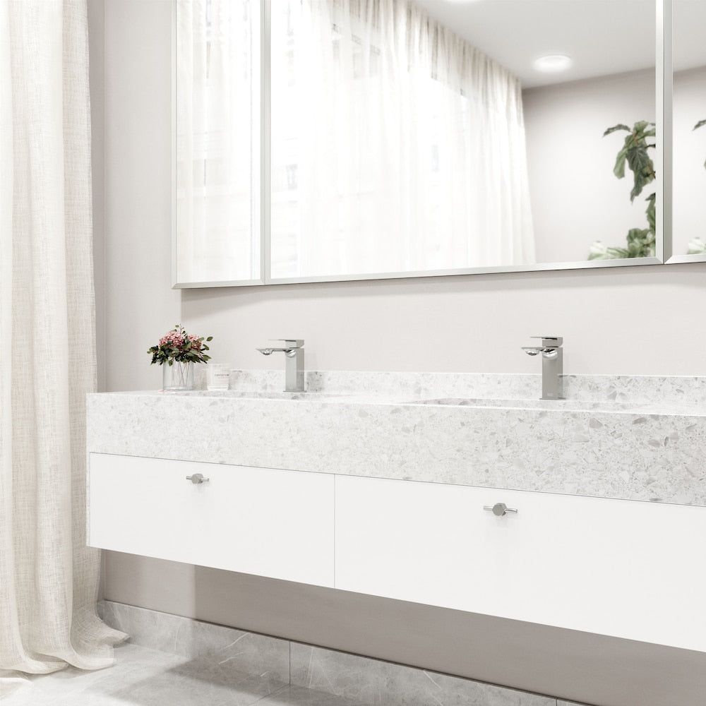 Dunn Single Hole Single-Handle Bathroom Faucet in Chrome