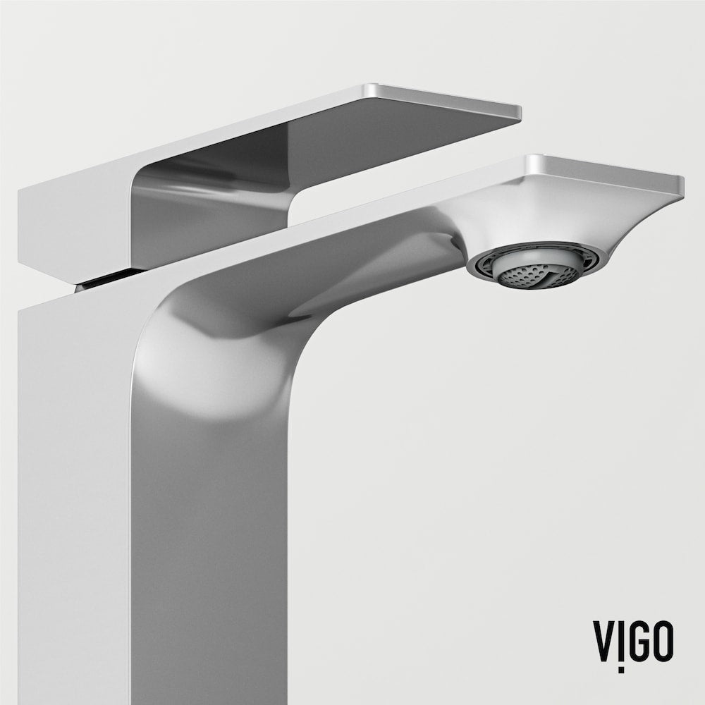 Dunn Single Hole Single-Handle Bathroom Faucet in Chrome