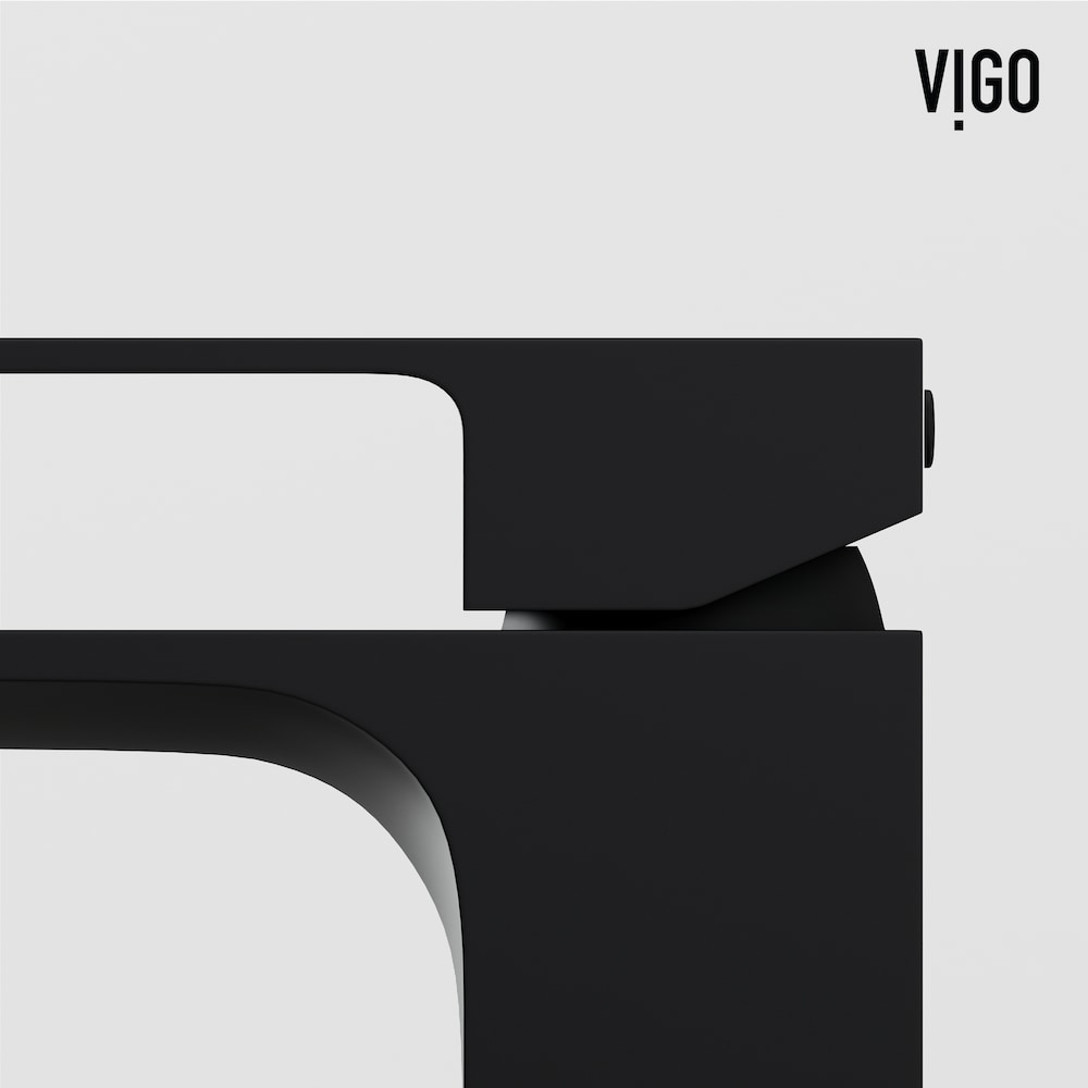 Dunn Single Hole Single-Handle Vessel Bathroom Faucet in Matte Black