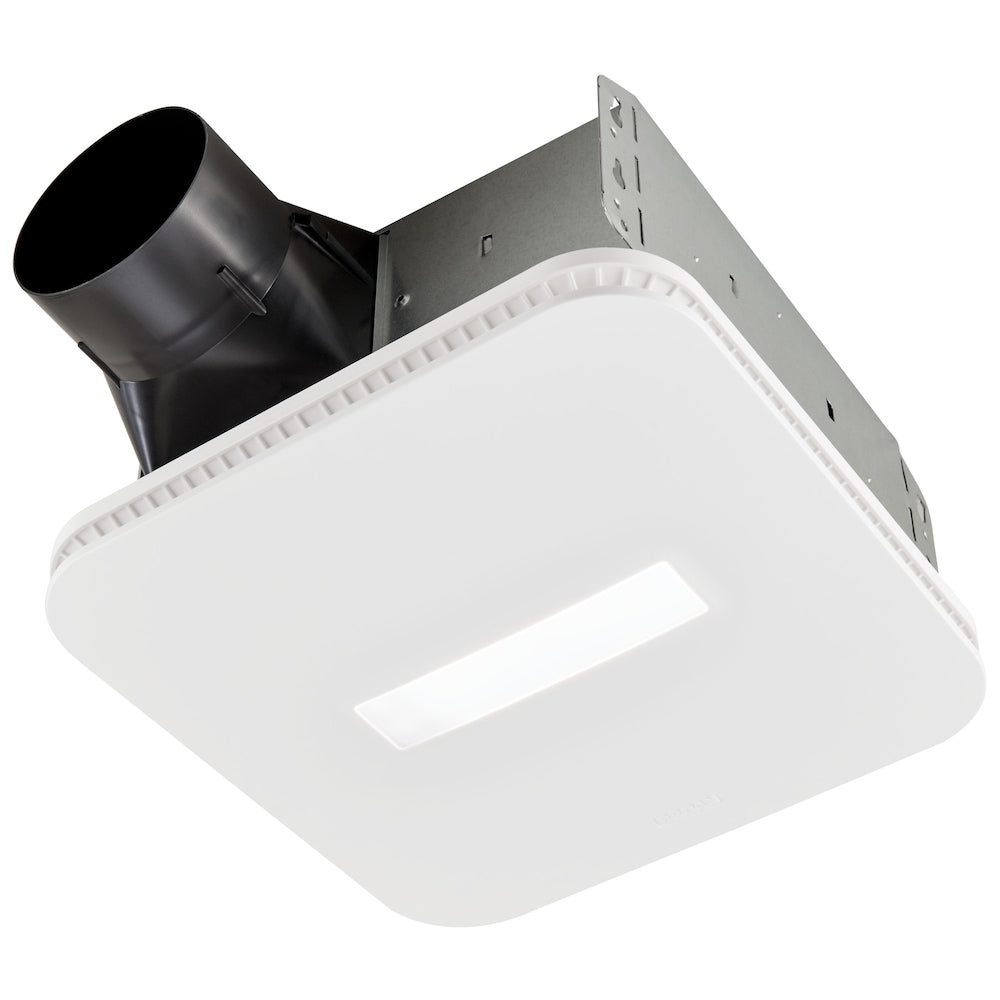 80 CFM 0.7 Sones Bathroom Fan with LED Lighted CleanCover Grille (for bathrooms up to 75 sq. ft.)