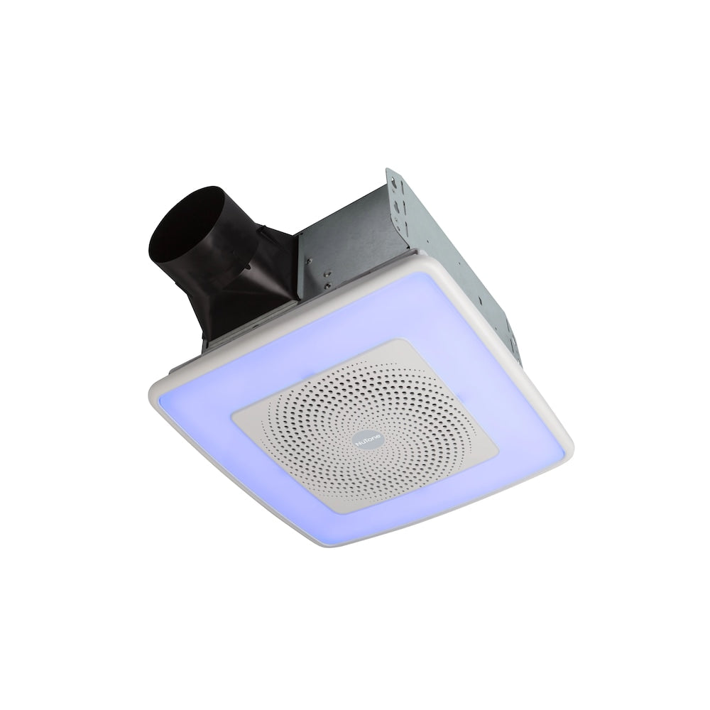 110 CFM 1.5 Sones Bathroom Fan, ChromaComfort Bluetooth Speaker (for bathrooms up to 105 sq. ft.)