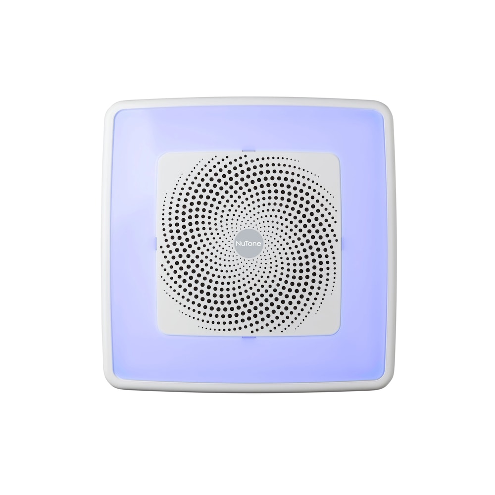 110 CFM 1.5 Sones Bathroom Fan, ChromaComfort Bluetooth Speaker (for bathrooms up to 105 sq. ft.)