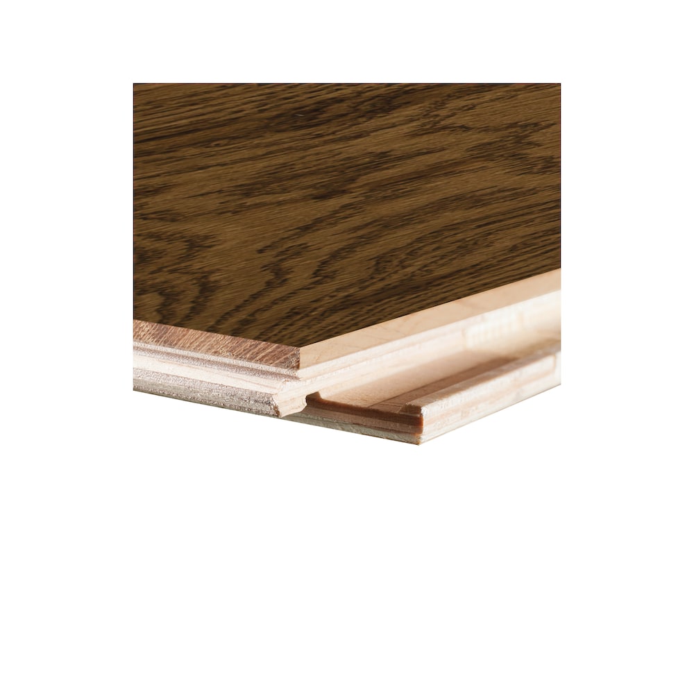 Wide Plank Square Edge 1/2-inch x 5.83-inch Nougat Engineered French Oak Hardwood 31.54 sq. ft./Case