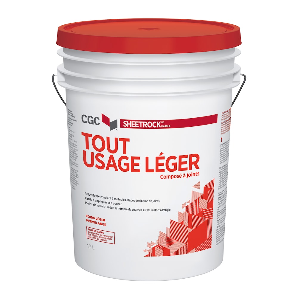 All Purpose-Lite Drywall Compound, Ready-Mixed, 17 L Pail