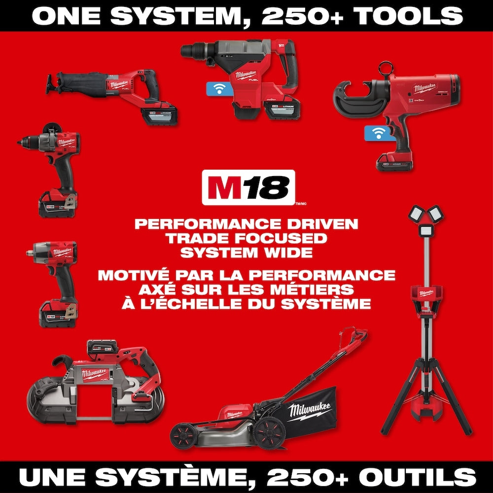 M18 FUEL ONE-KEY 18V Cordless Compact Pipe Threader w/ 1/2in-1-1/4in NPT Forged Aluminum Die Heads