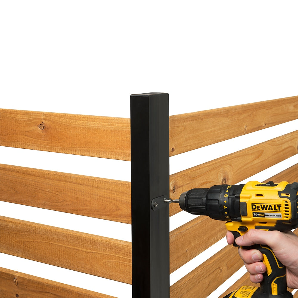 3.5ft H x 3ft W Charleston Wood Slat Screen Panels