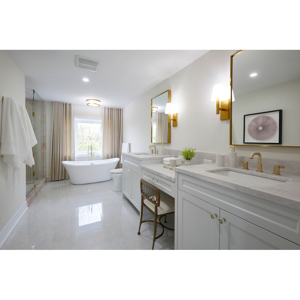 Cyclone Cyclone HushTone Low Profile, 3- speed, 50/ 80/ 100 CFM, 0.3/ 0.4/ 0.7 sones, Quiet Bathroom Fan, ENERGY STAR CERTIFIED