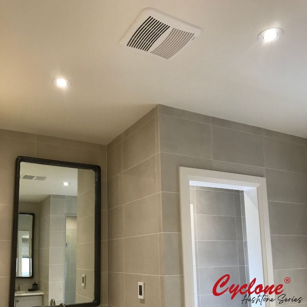 Cyclone Cyclone HushTone 110 CFM, 0.9 sones Quiet Bathroom Fan, (for rooms <100 sq. ft.), ENERGY STAR CERTIFIED