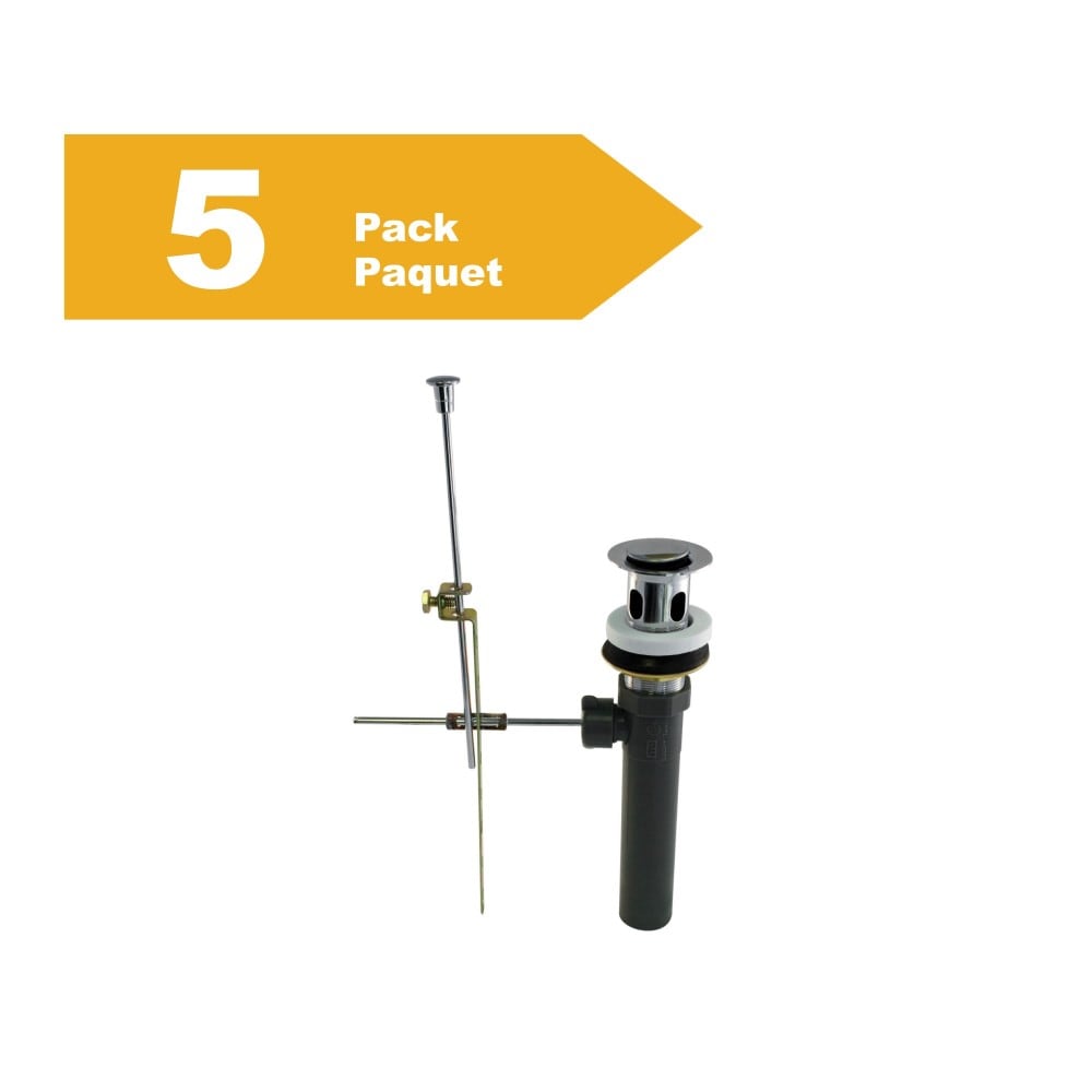 Mechanical Pop-Up Drain Hybrid 1-1/4 inch x 8 inch Pack of 5