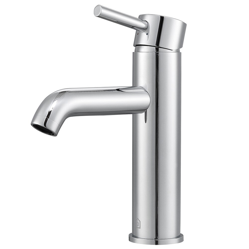 Robinet de salle de bain à levier unique à trou unique Argenta de 8,4 pouces en chrome