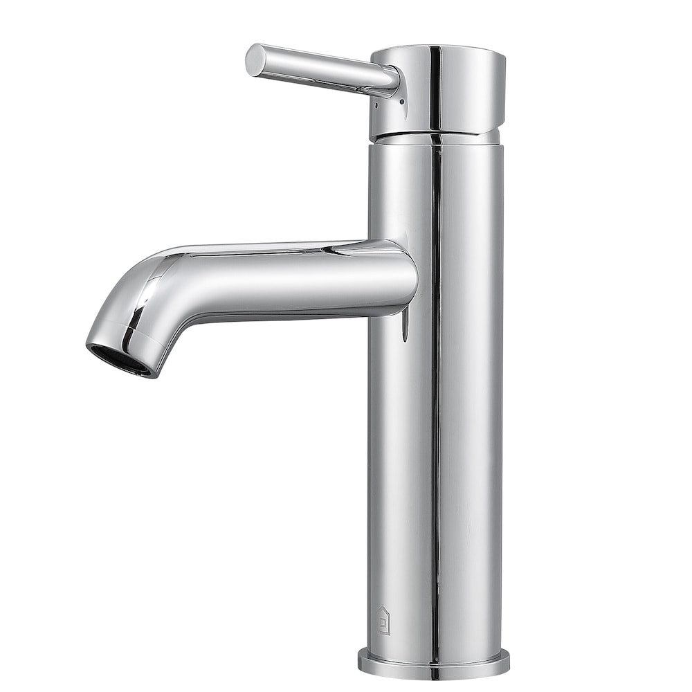 Robinet de salle de bain à levier unique à trou unique Argenta de 8,4 pouces en chrome