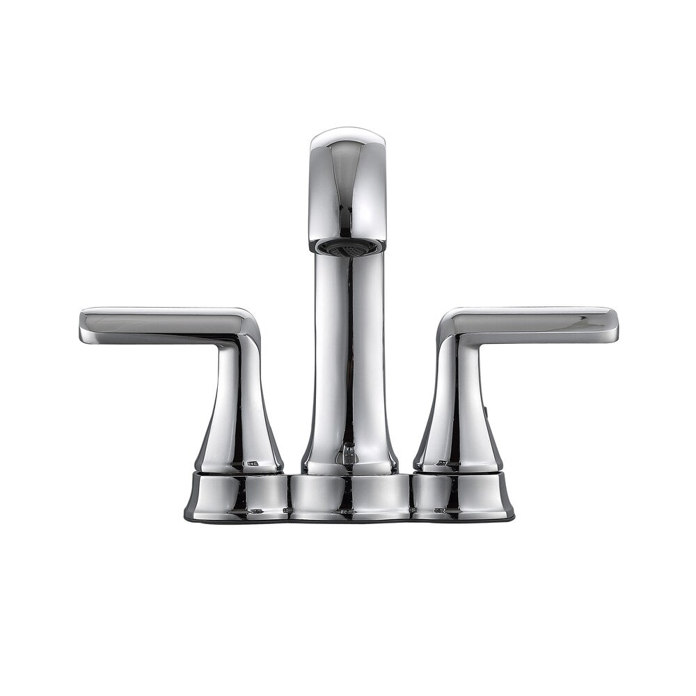 Arezzo 2-Hole Two Handle Deck Mount Bathroom Faucet in Chrome