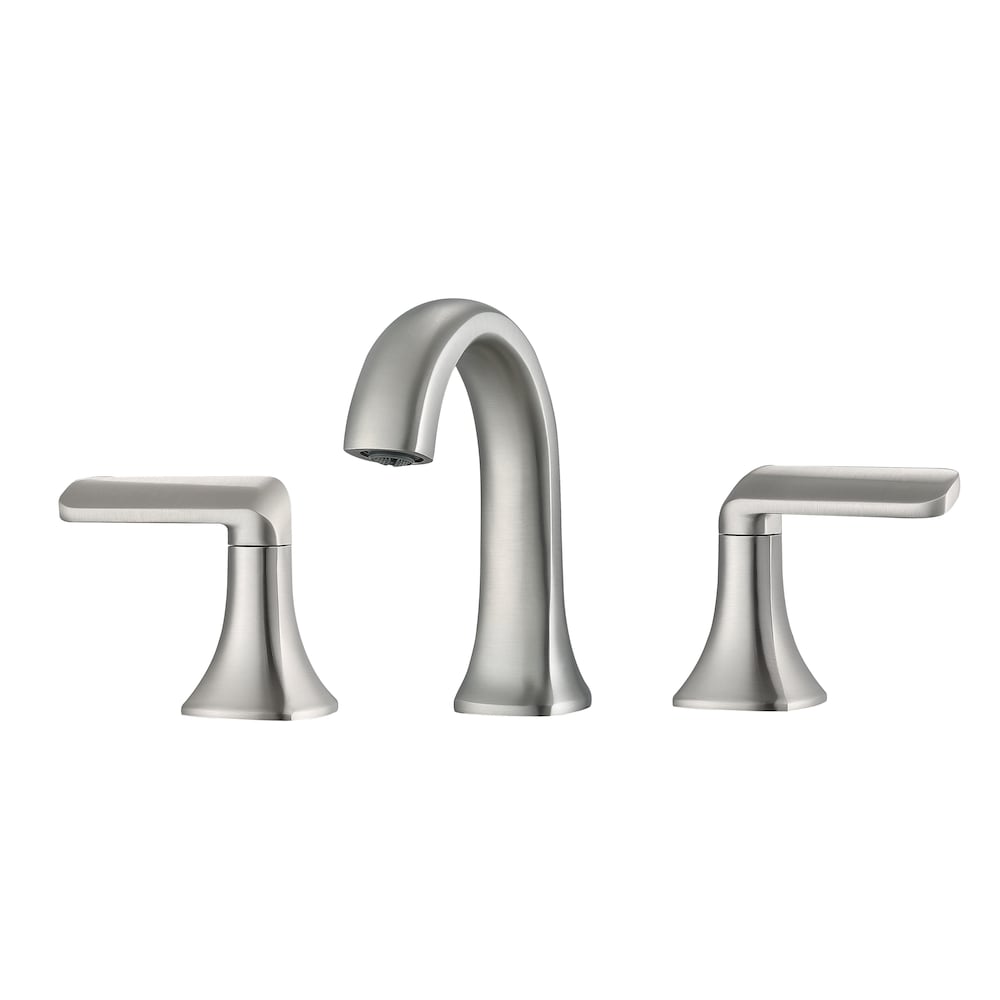Arezzo 3-Hole Two Handle Widespread Bathroom Faucet in Brushed Nickel